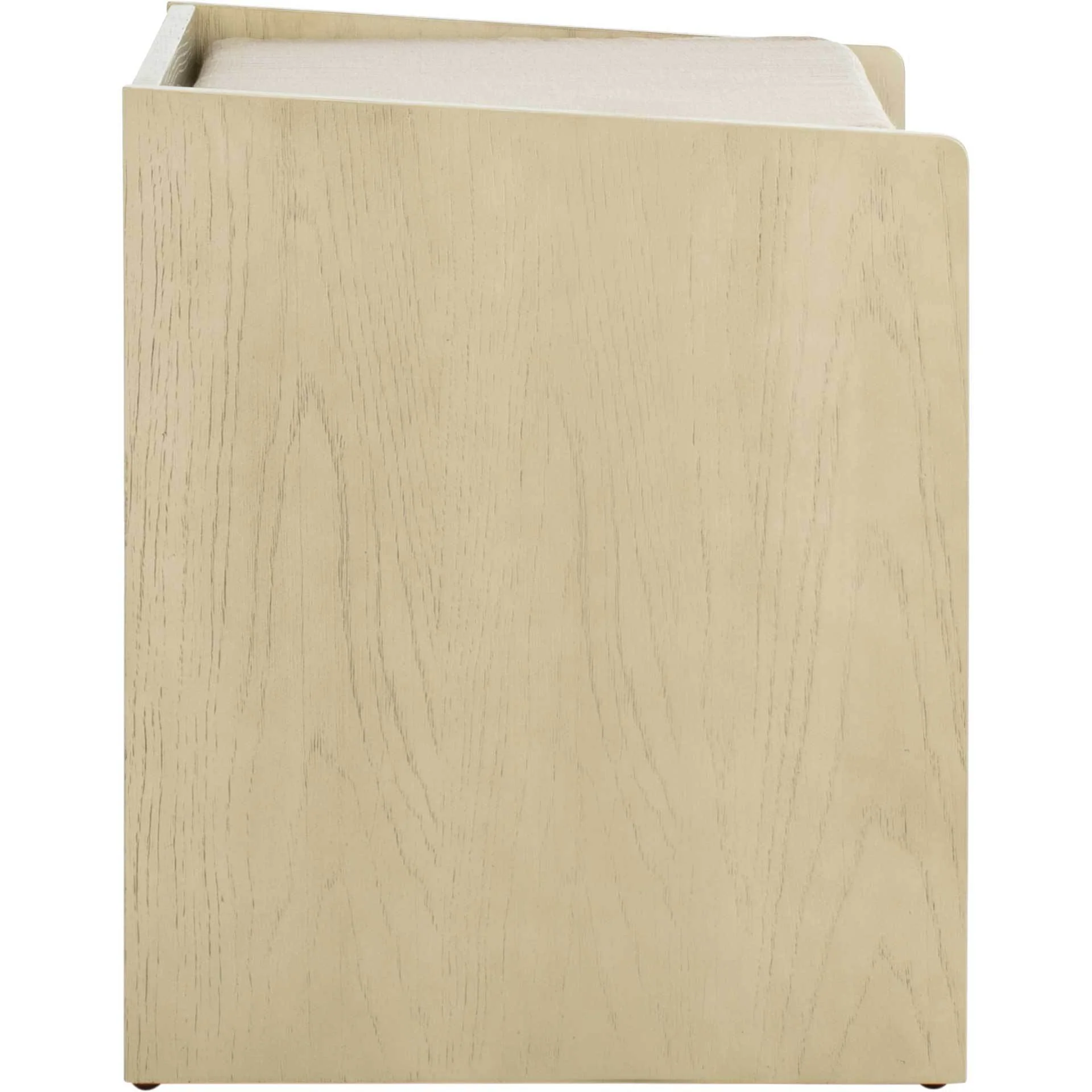 Perla Storage Bench White Wash/Beige - Image 3
