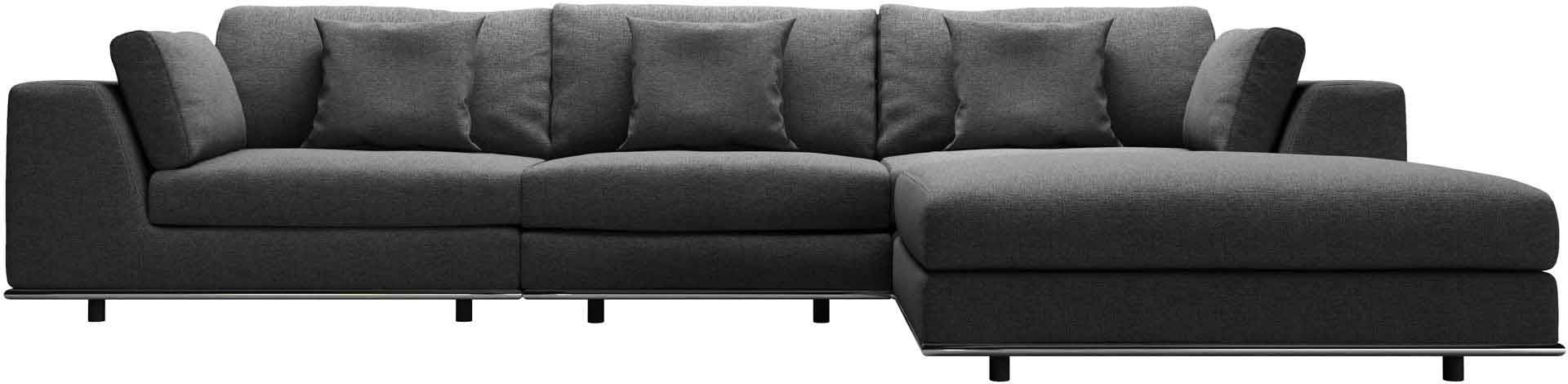 Perry Sectional Sofa Shadow Gray - Image 2