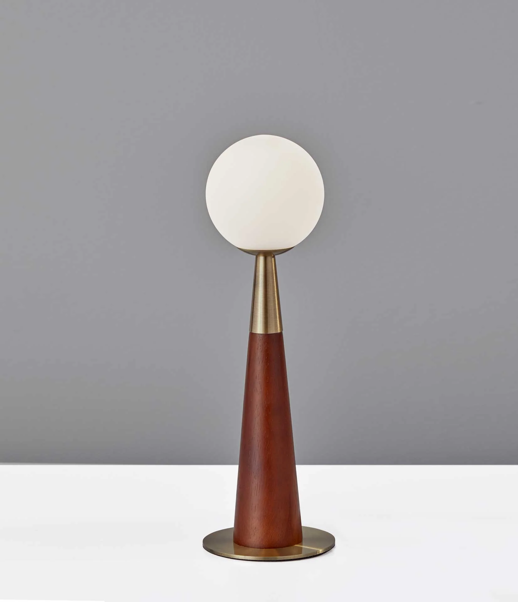 Pessac LED Accent Lamp Black/Walnut - Image 2