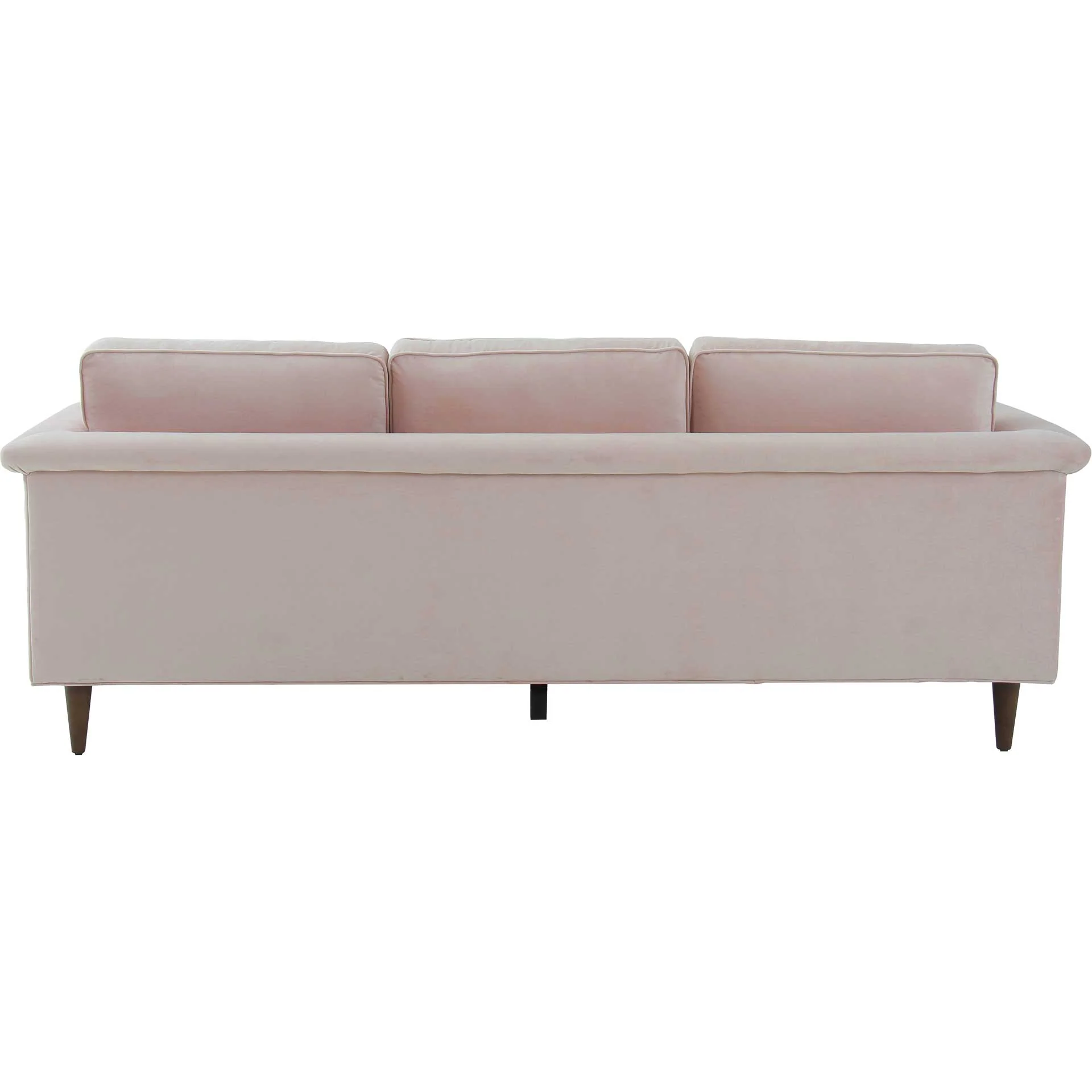 Pessac Velvet Sofa Blush - Image 3