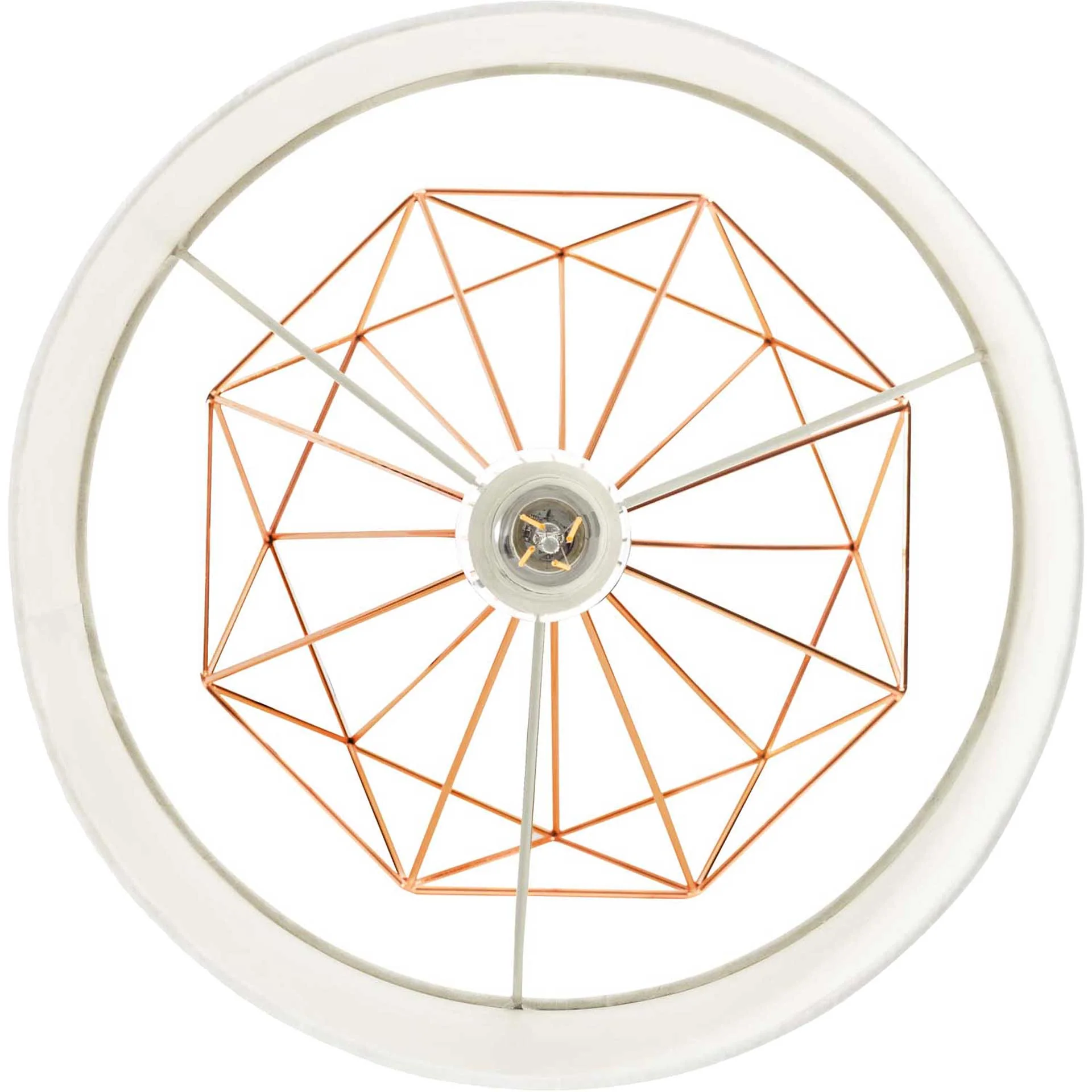 Peter Table Lamp Rose Gold - Image 4