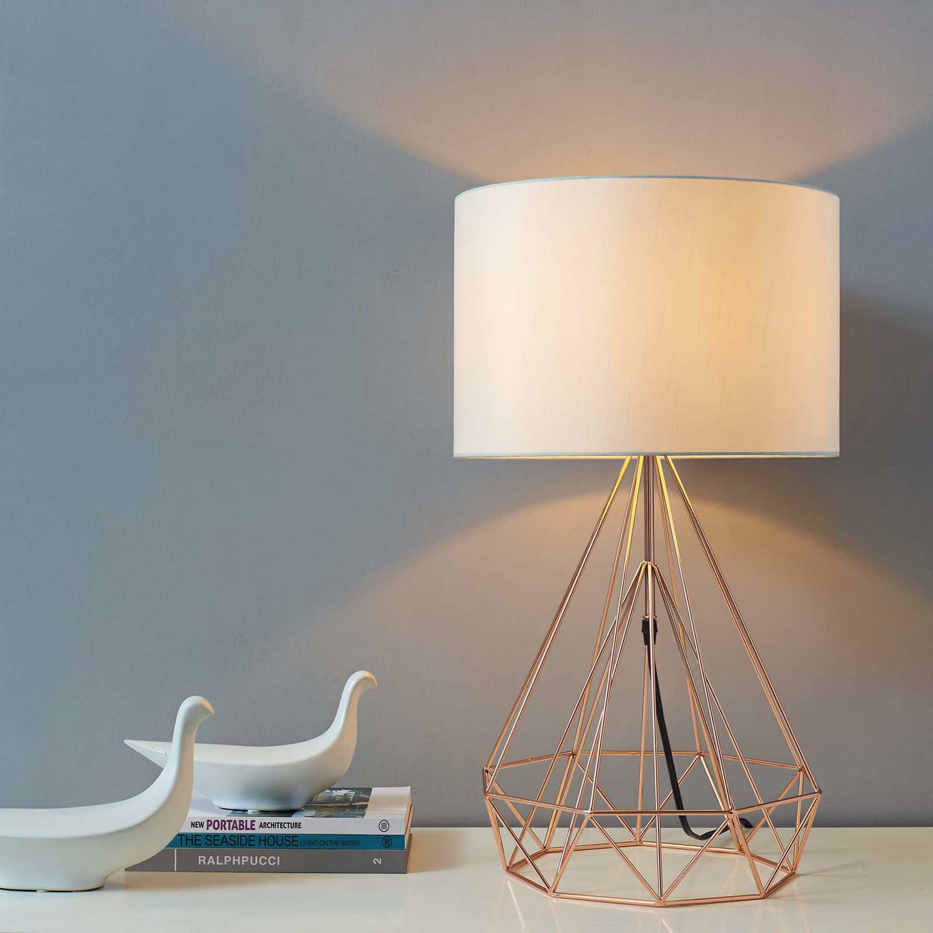 Peter Table Lamp Rose Gold - Image 5