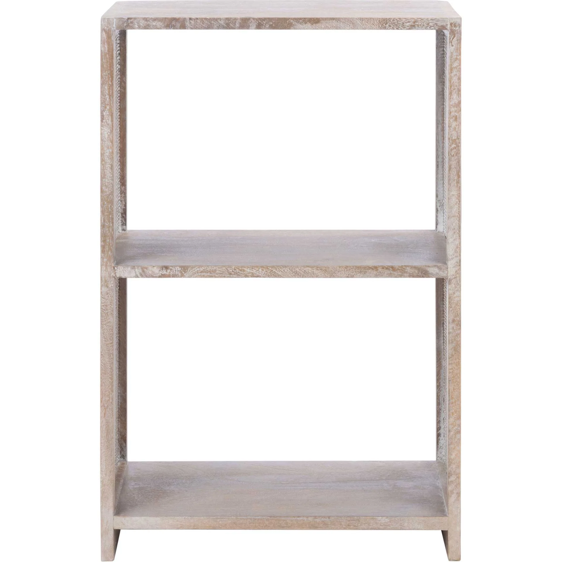 Phoebe 2 Shelf Etagere Gray White Wash - Image 2