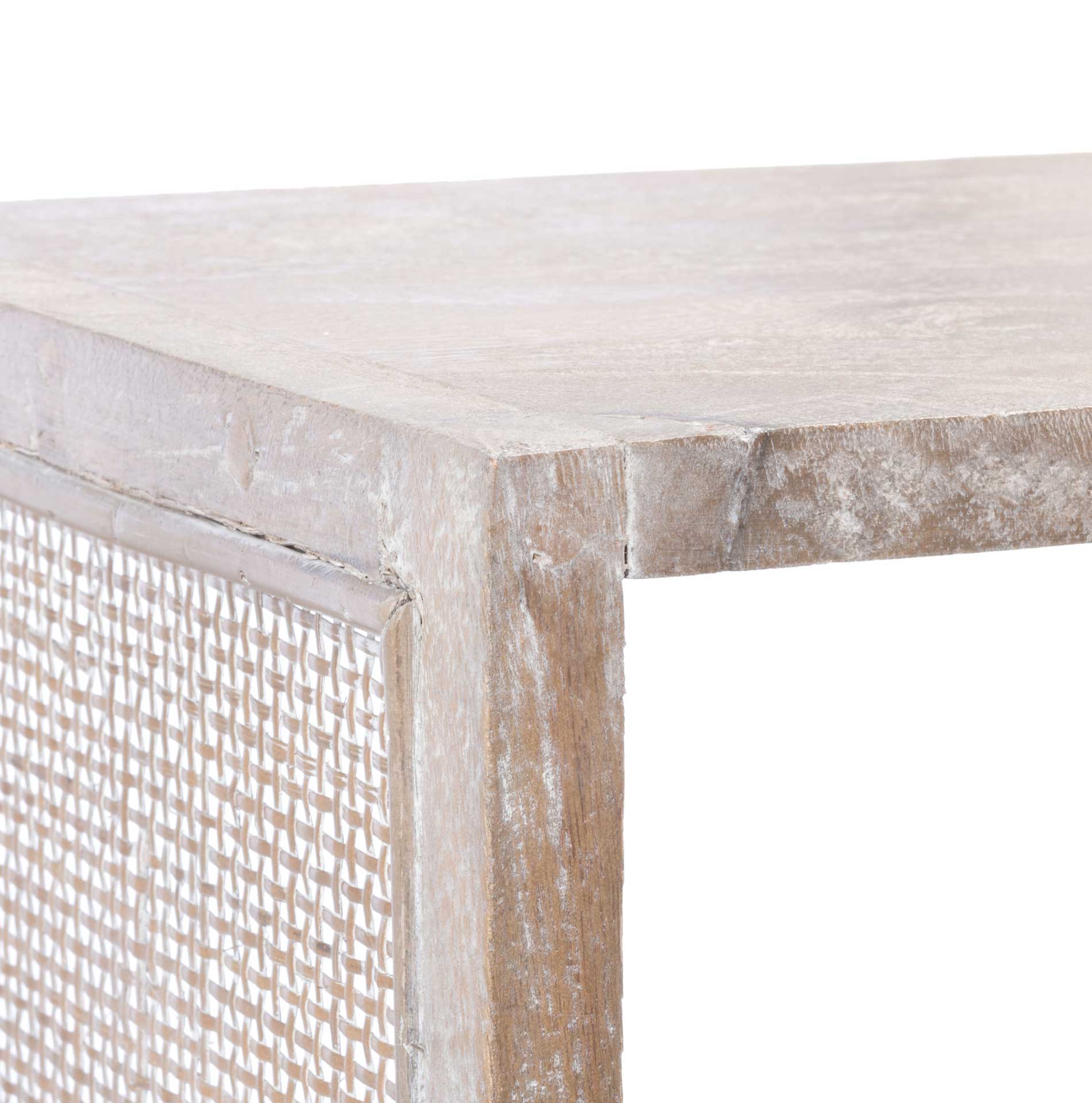 Phoebe 2 Shelf Etagere Gray White Wash - Image 4