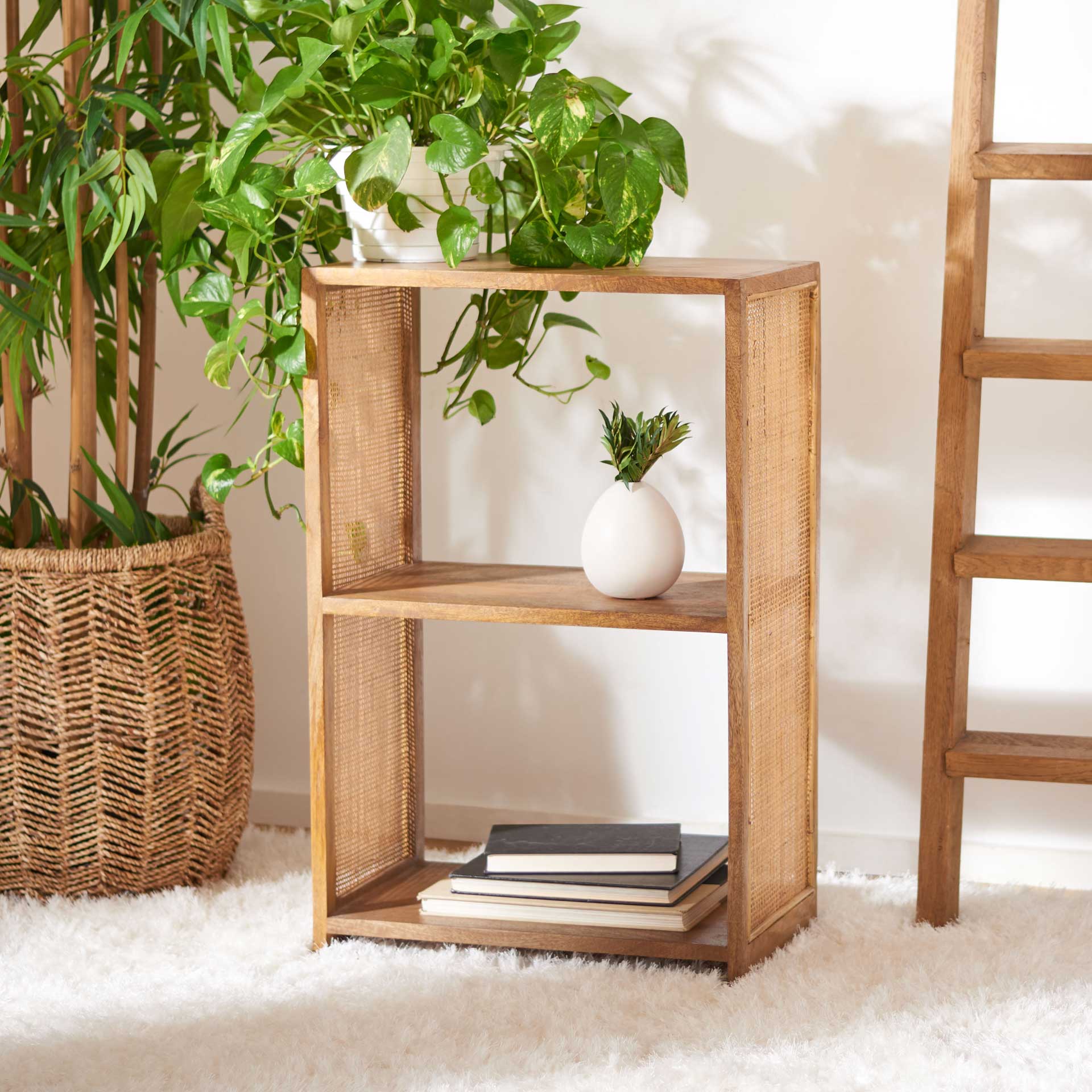 Phoebe 2 Shelf Etagere Natural - Image 5