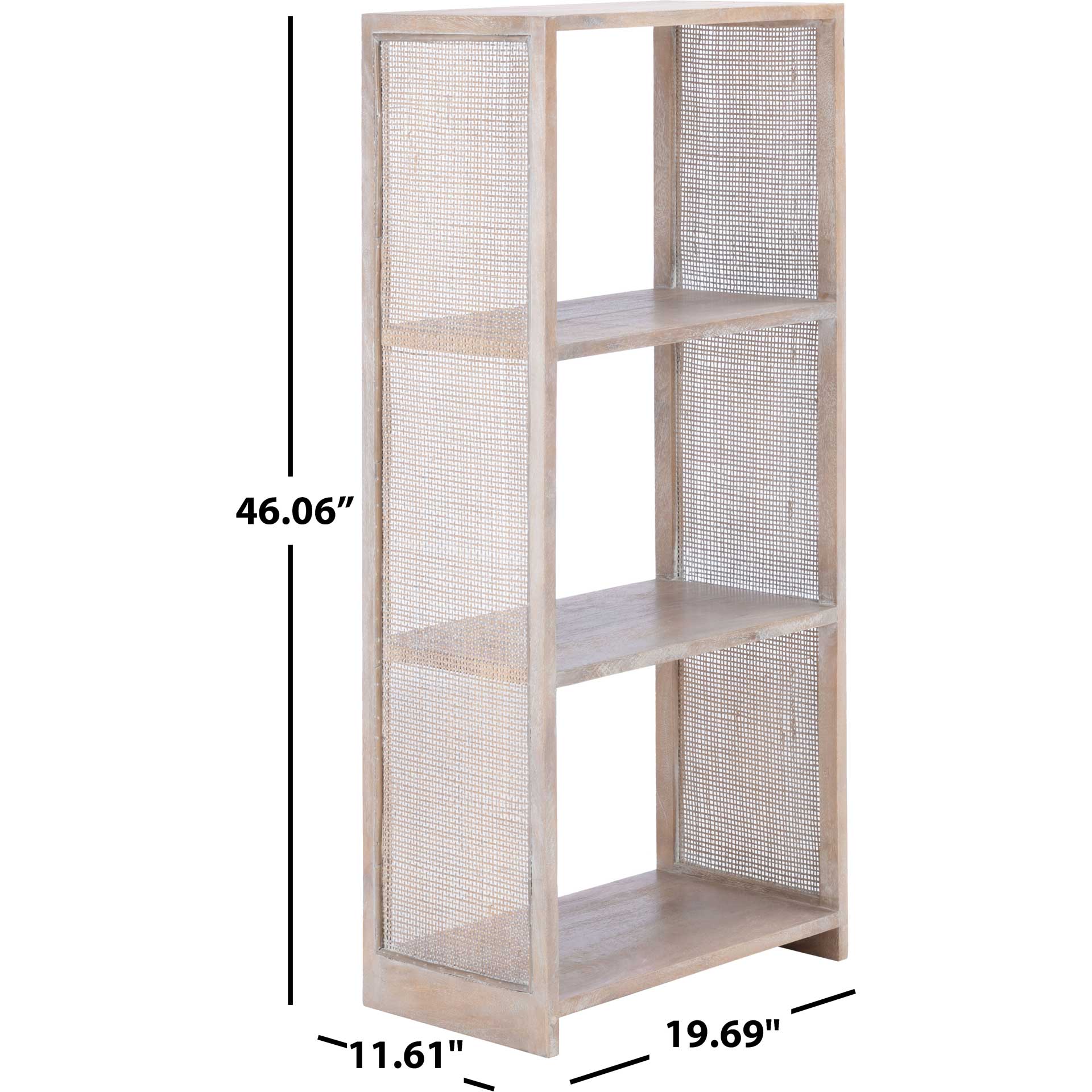 Phoebe 3 Shelf Etagere Gray White Wash - Image 6