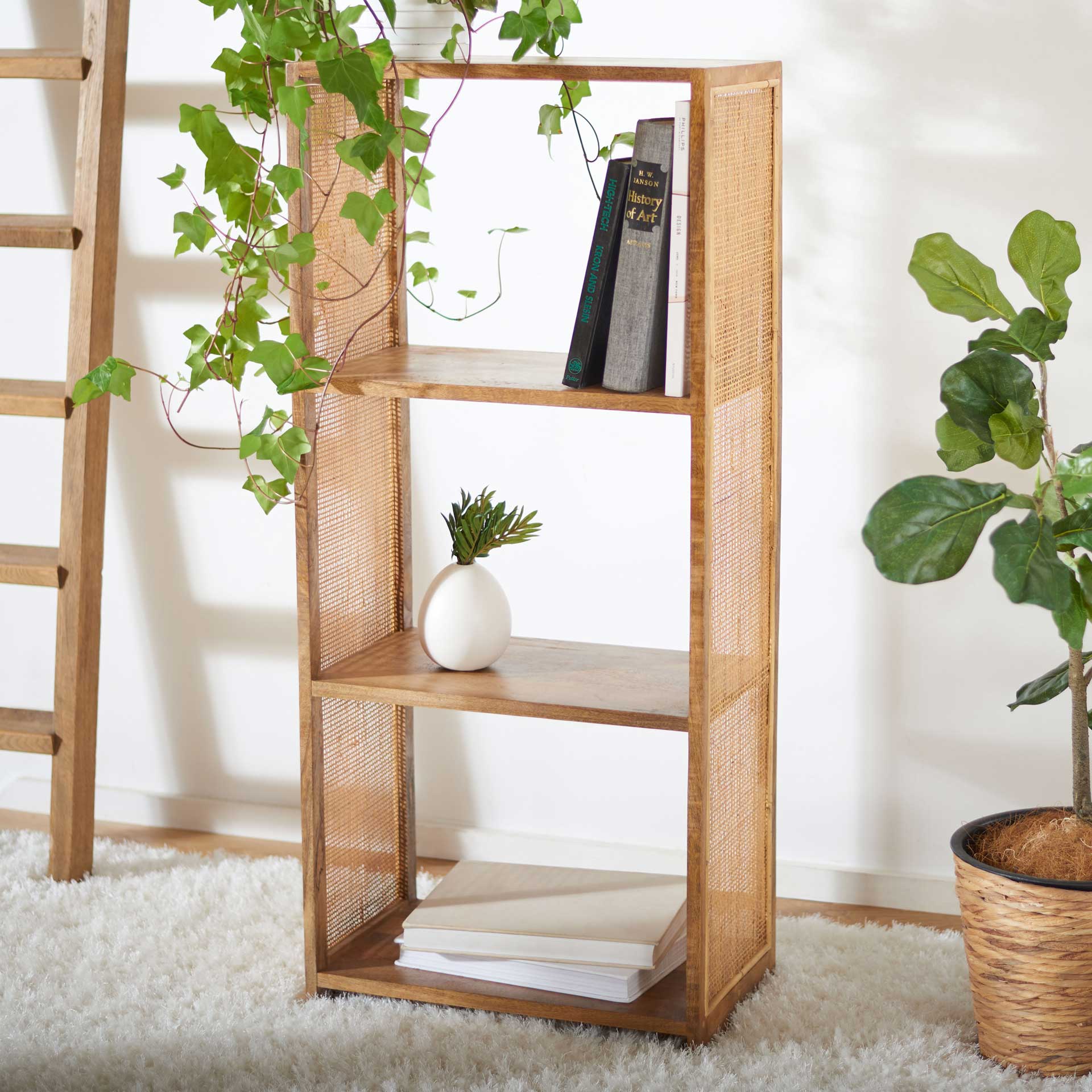 Phoebe 3 Shelf Etagere Natural - Image 5