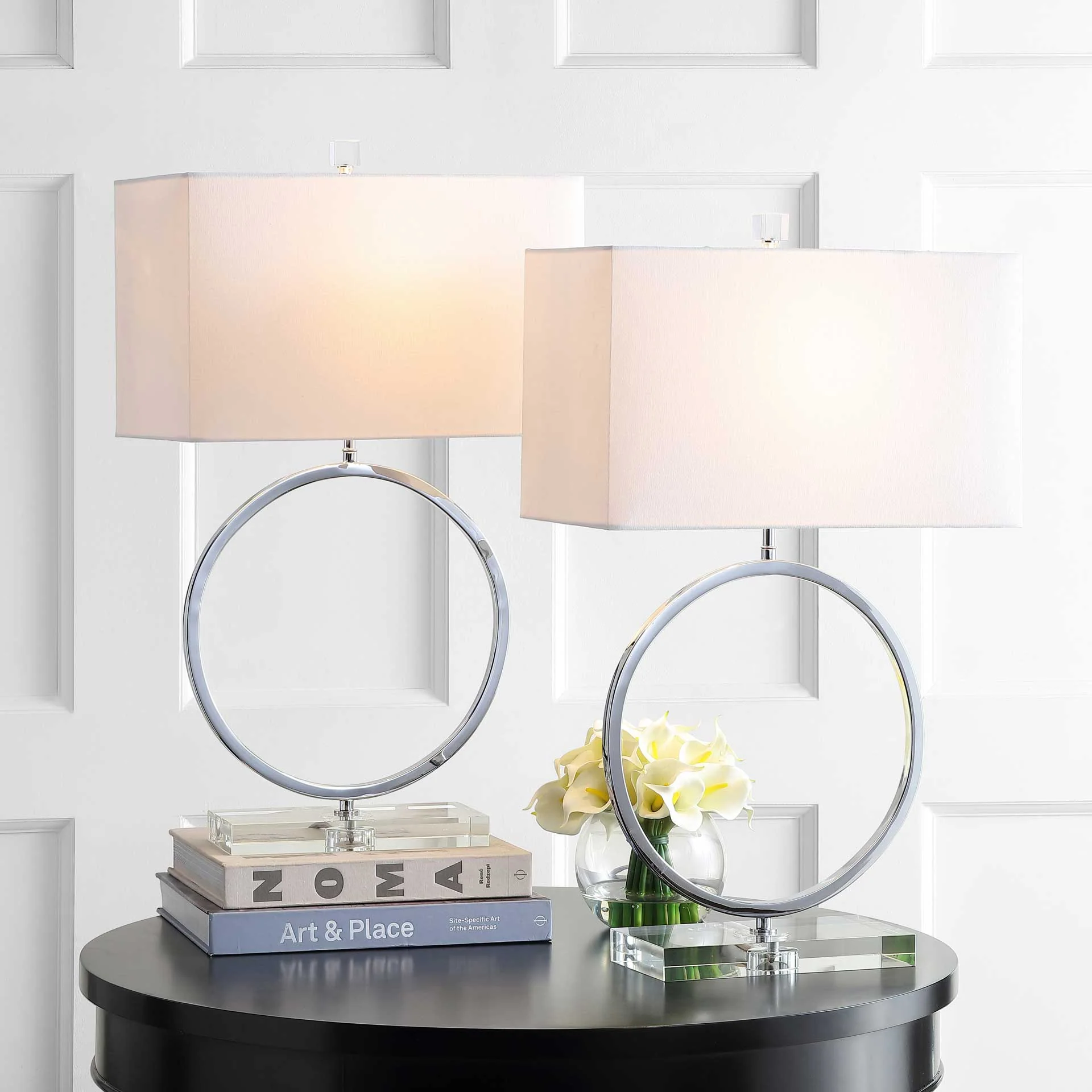 Phoebe Table Lamp Chrome (Set of 2) - Image 4