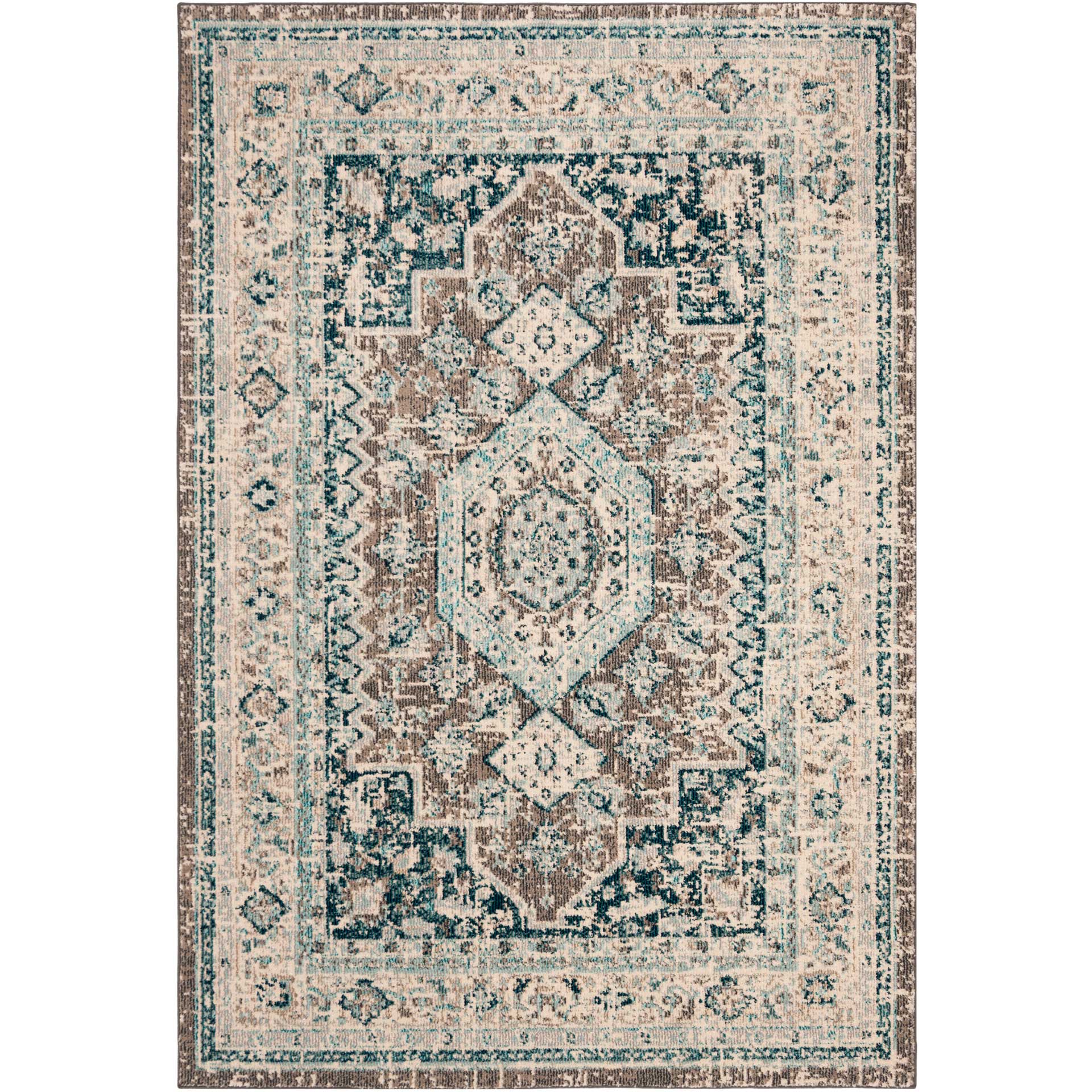 Phoenix Gray/Blue Area Rug - Image 2
