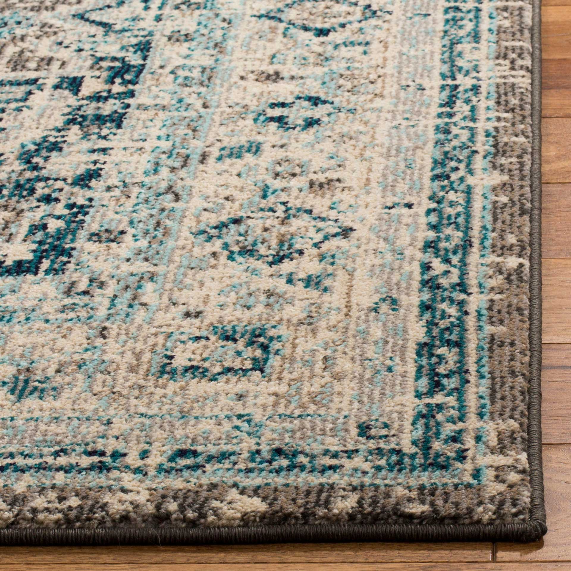 Phoenix Gray/Blue Area Rug - Image 3