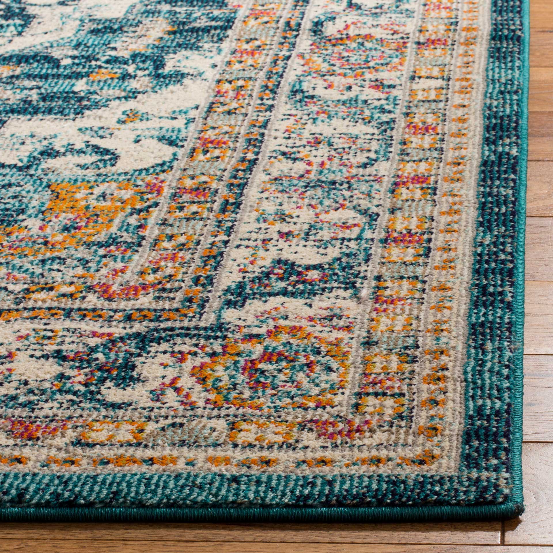 Phoenix Ivory/Blue Area Rug - Image 3