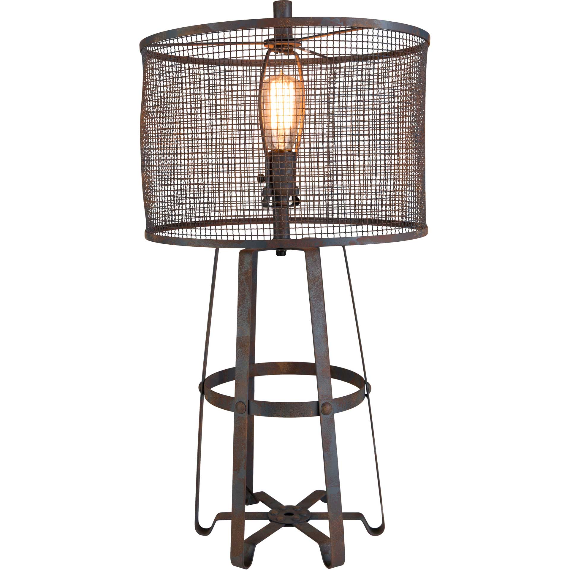 Phoenix Table Lamp Bronze/Rust - Image 2