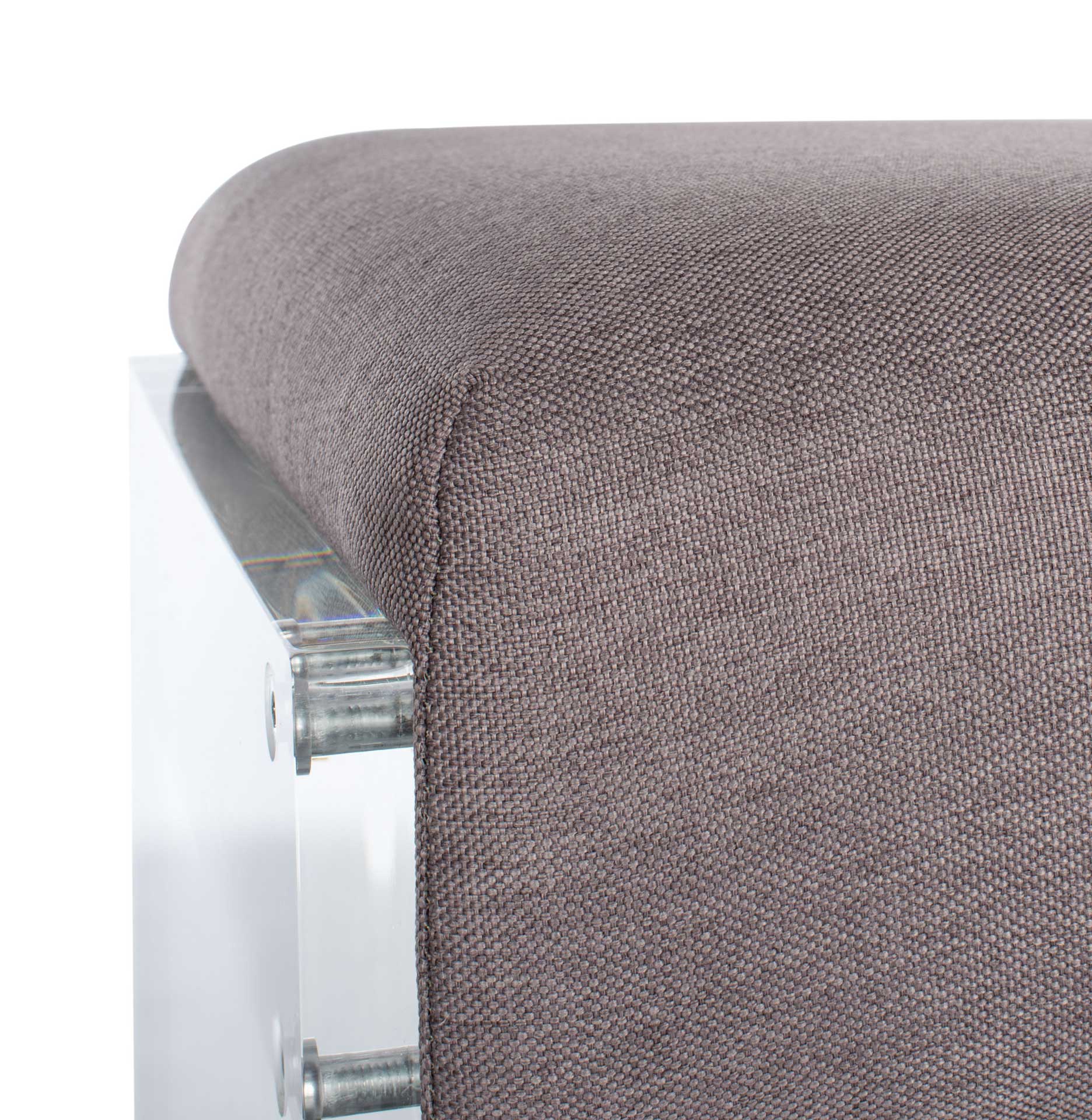 Pickford Acrylic Counter Stool Gray - Image 5