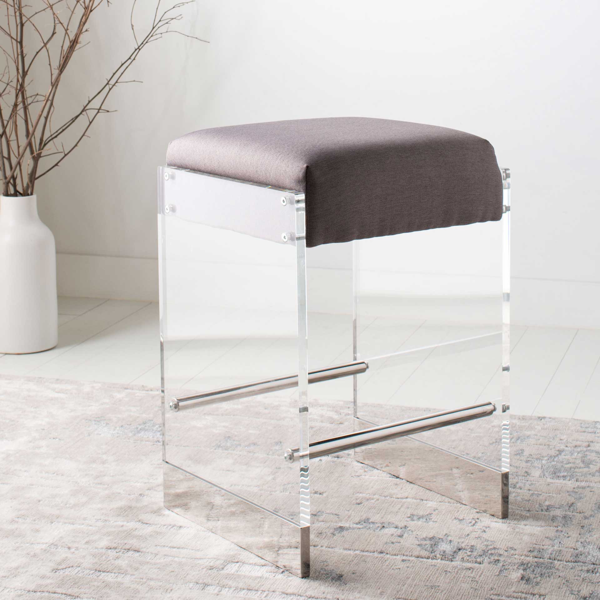 Pickford Acrylic Counter Stool Gray - Image 8