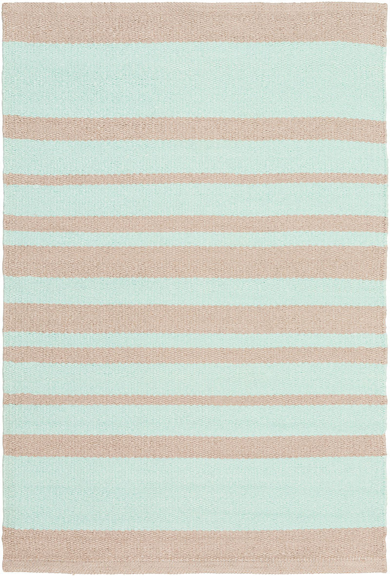 Picnic Striped Mint/Taupe Area Rug - Image 3