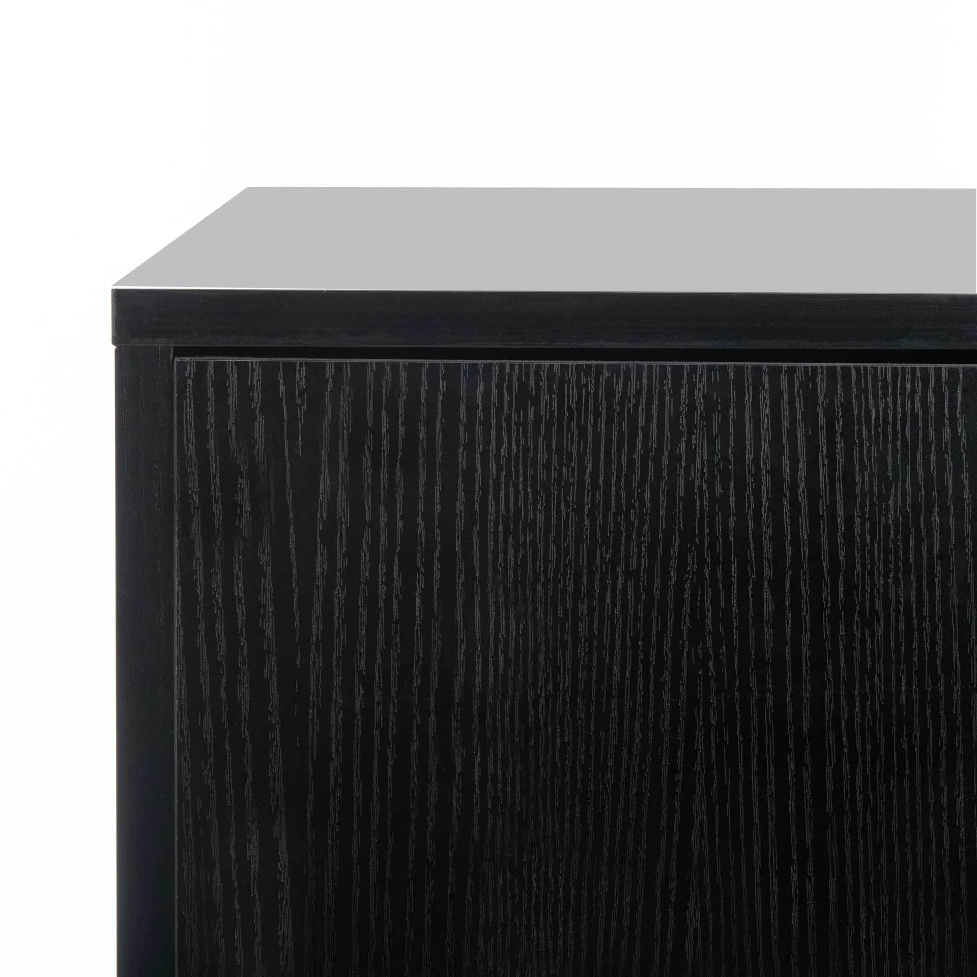 Pierce 2 Door Modular TV Unit Black/Gold - Image 6