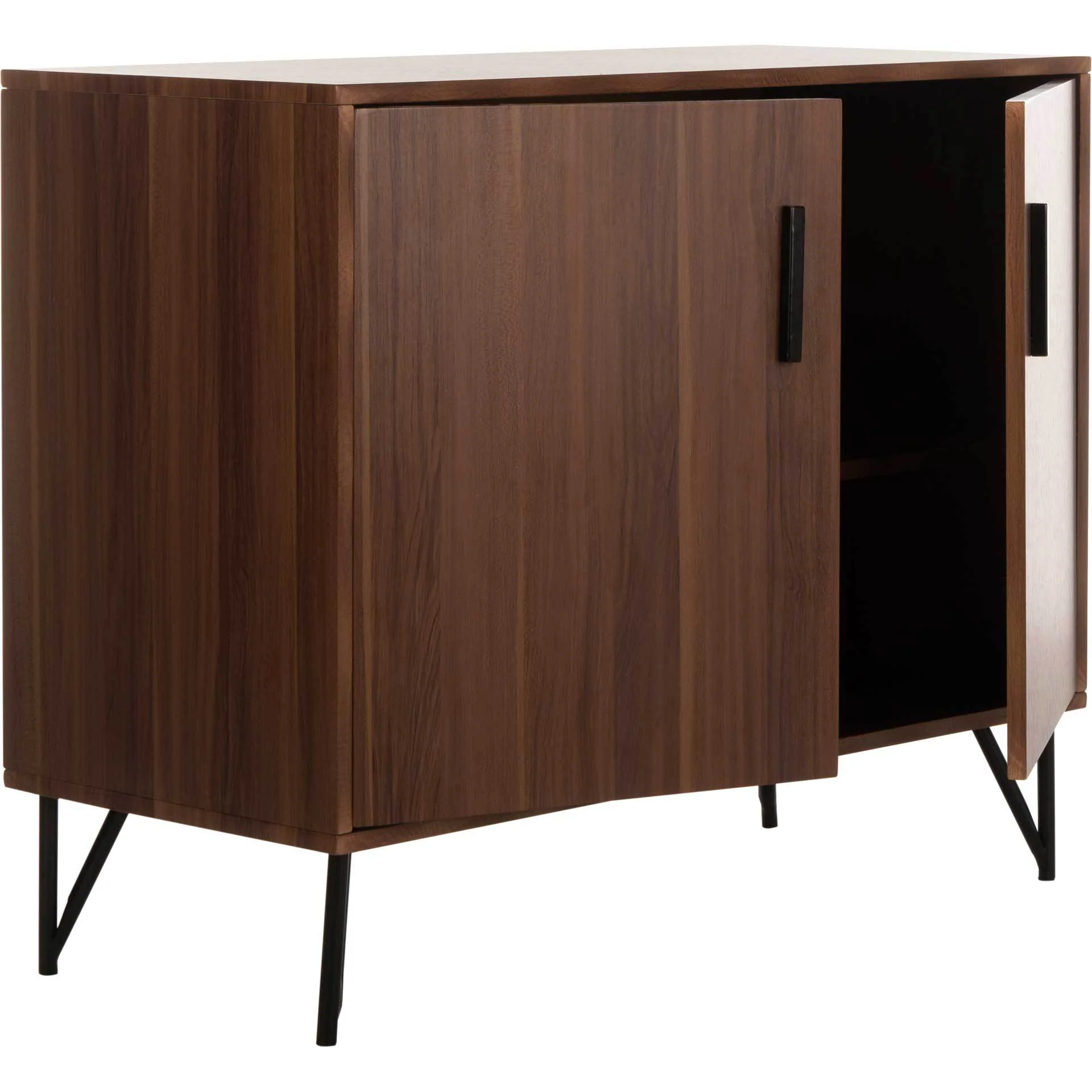 Pierce 2 Door Modular TV Unit Dark Oak/Black - Image 2