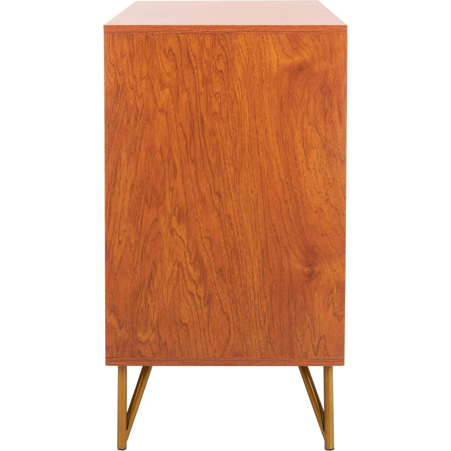 Pierce 2 Door Modular TV Unit Natural/Gold - Image 3