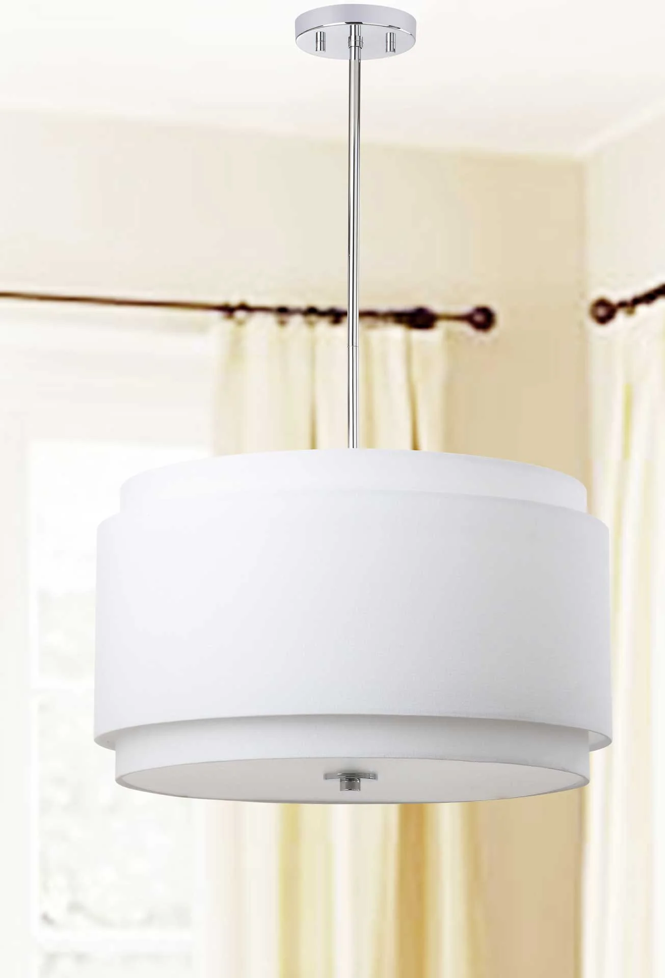 Pihu 3 Light Adjustable Pendant White - Image 4