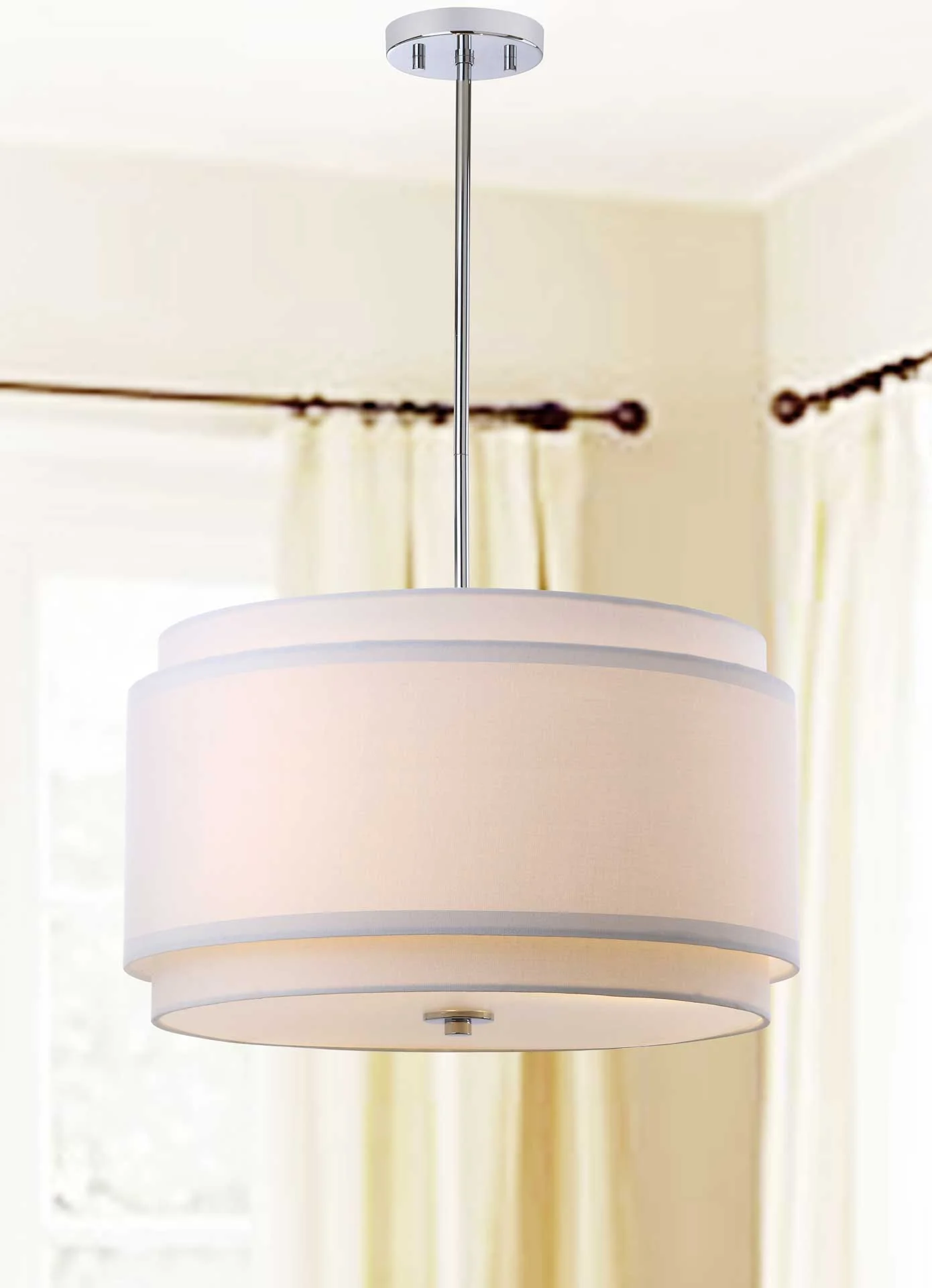 Pihu 3 Light Adjustable Pendant White - Image 5