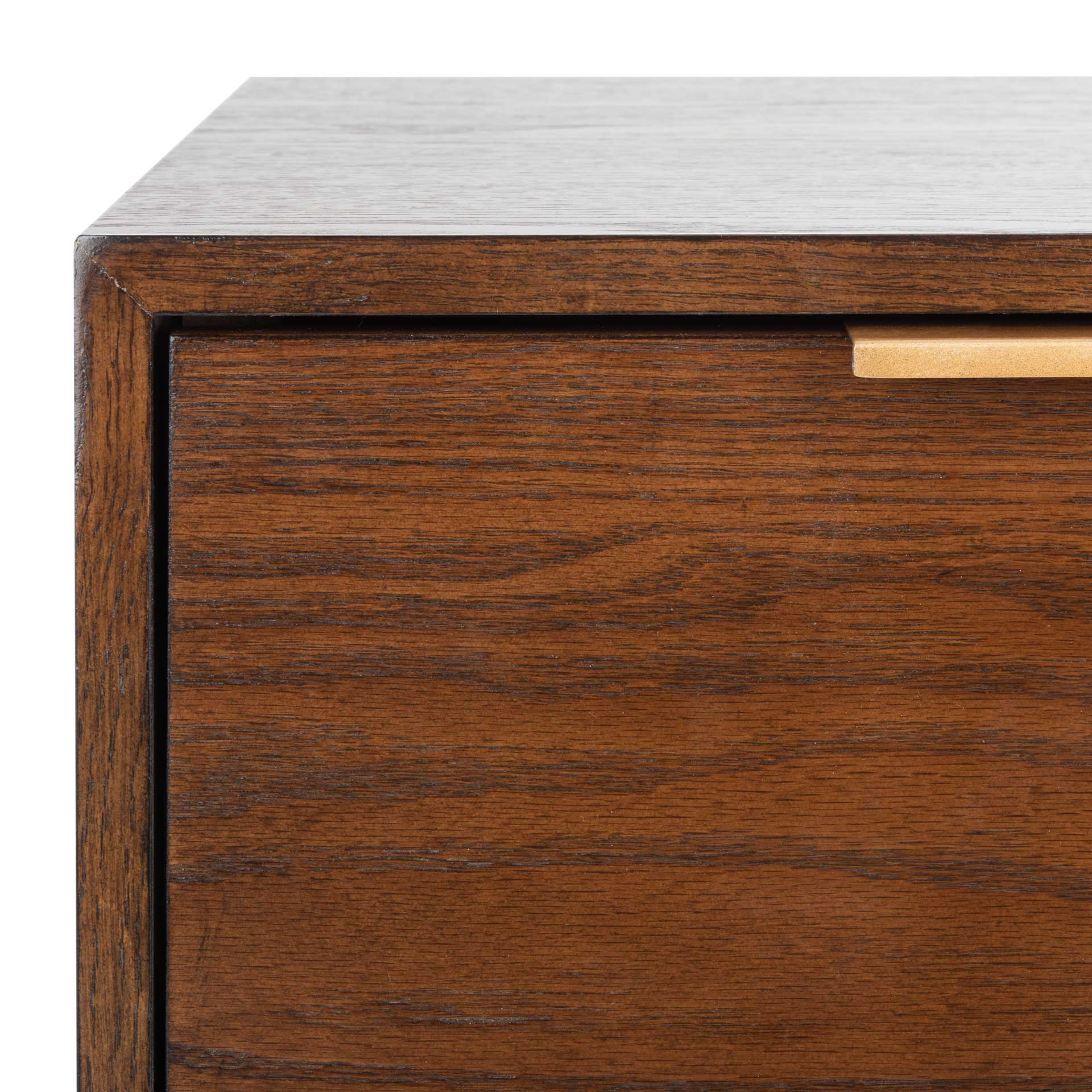 Pin One Drawer Nightstand Walnut/Gold - Image 5