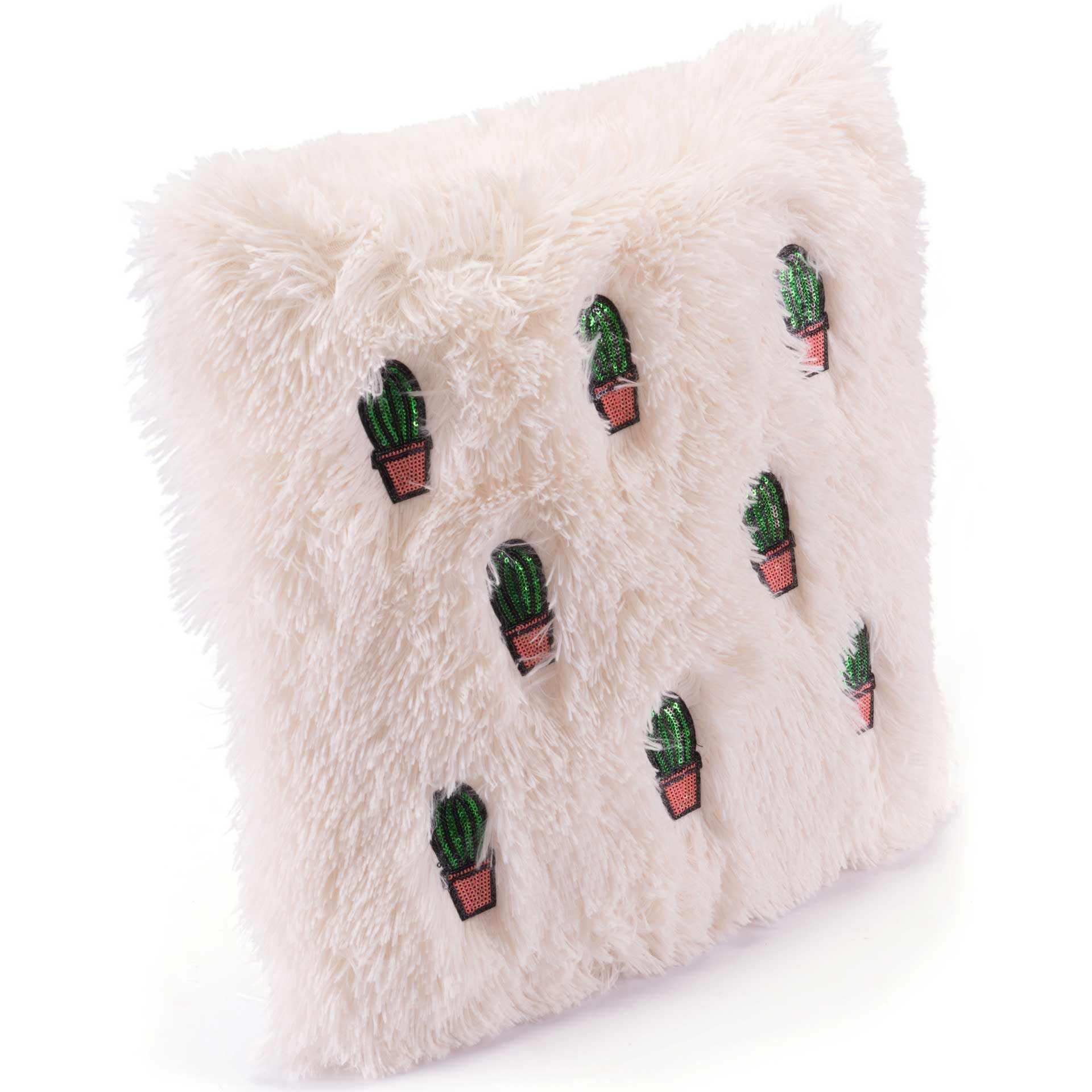 Pink Cactus Pillow Beige/Pink - Image 2