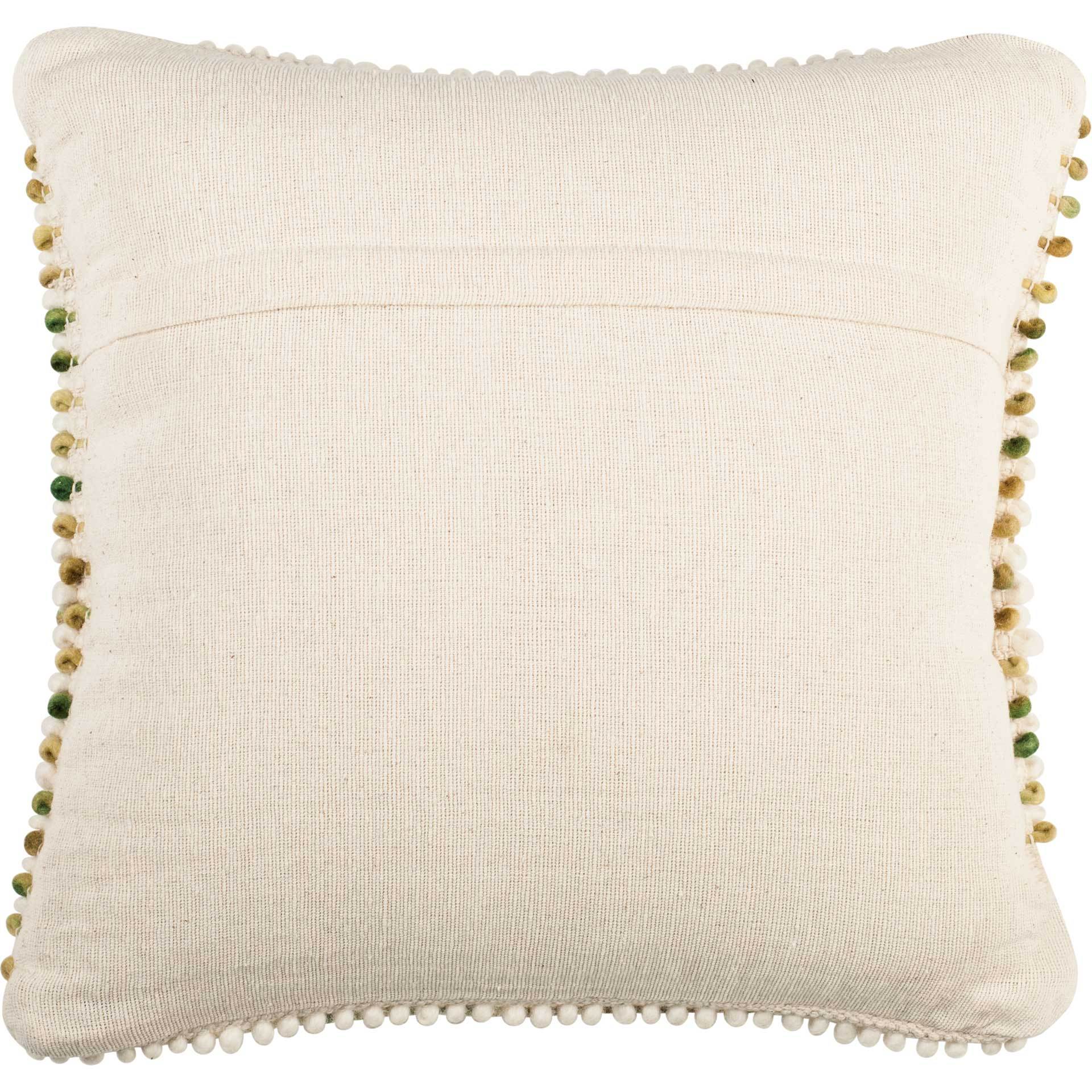 Piper Striped Loop Pillow Field Green - Image 2