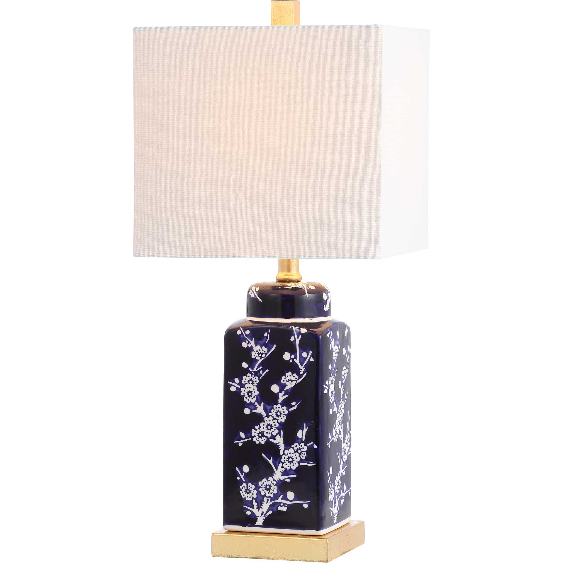 Pique Table Lamp Navy/White (Set of 2) - Image 2