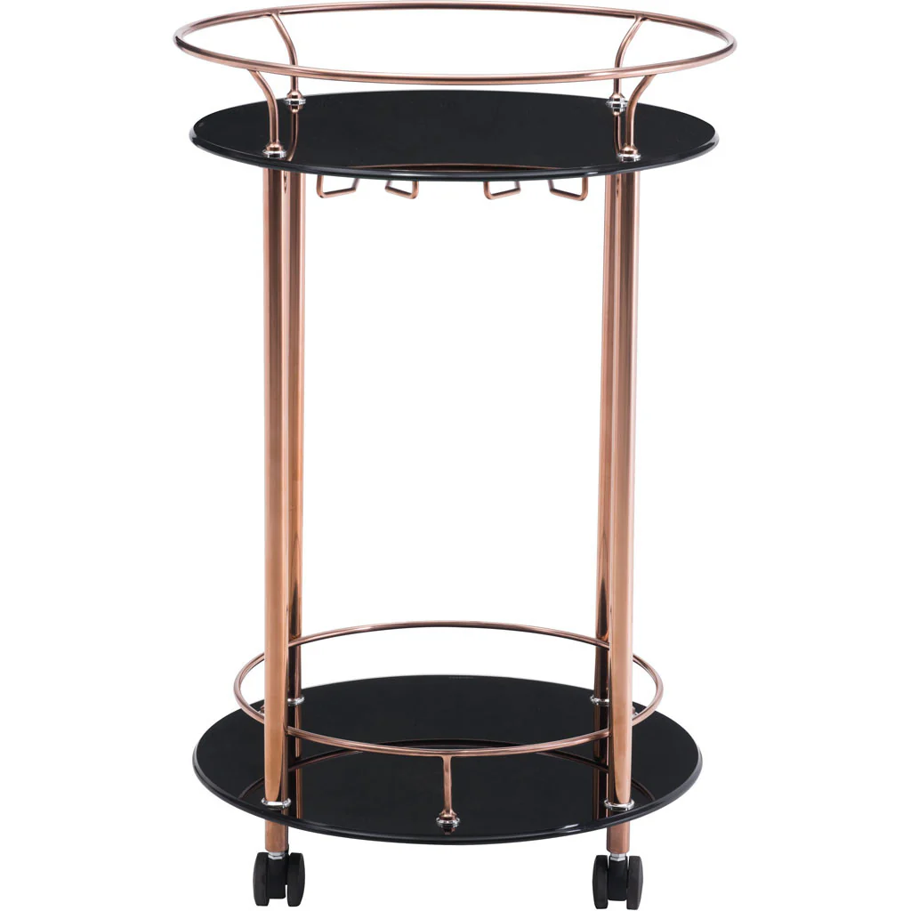 Pistoria Serving Cart Rose Gold - Image 2