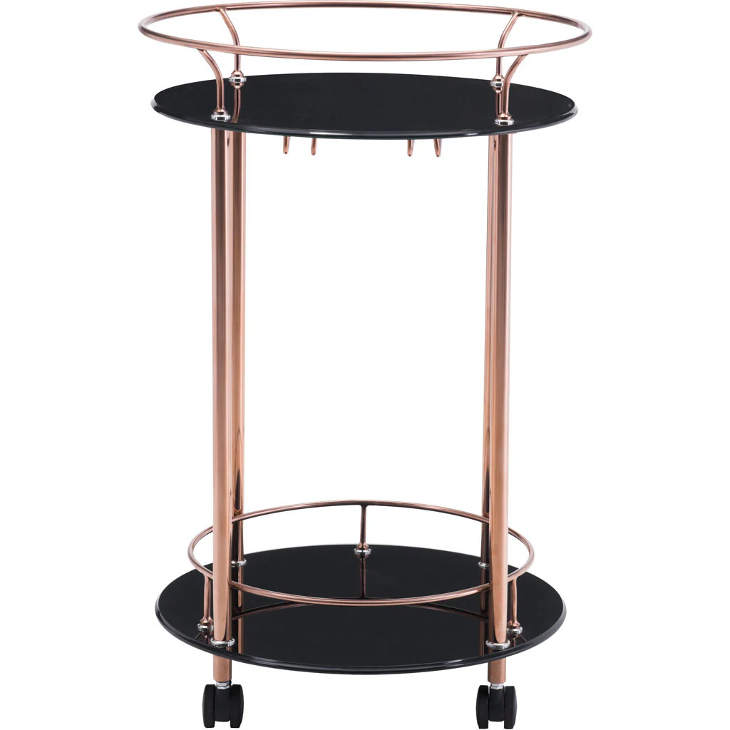 Pistoria Serving Cart Rose Gold - Image 3
