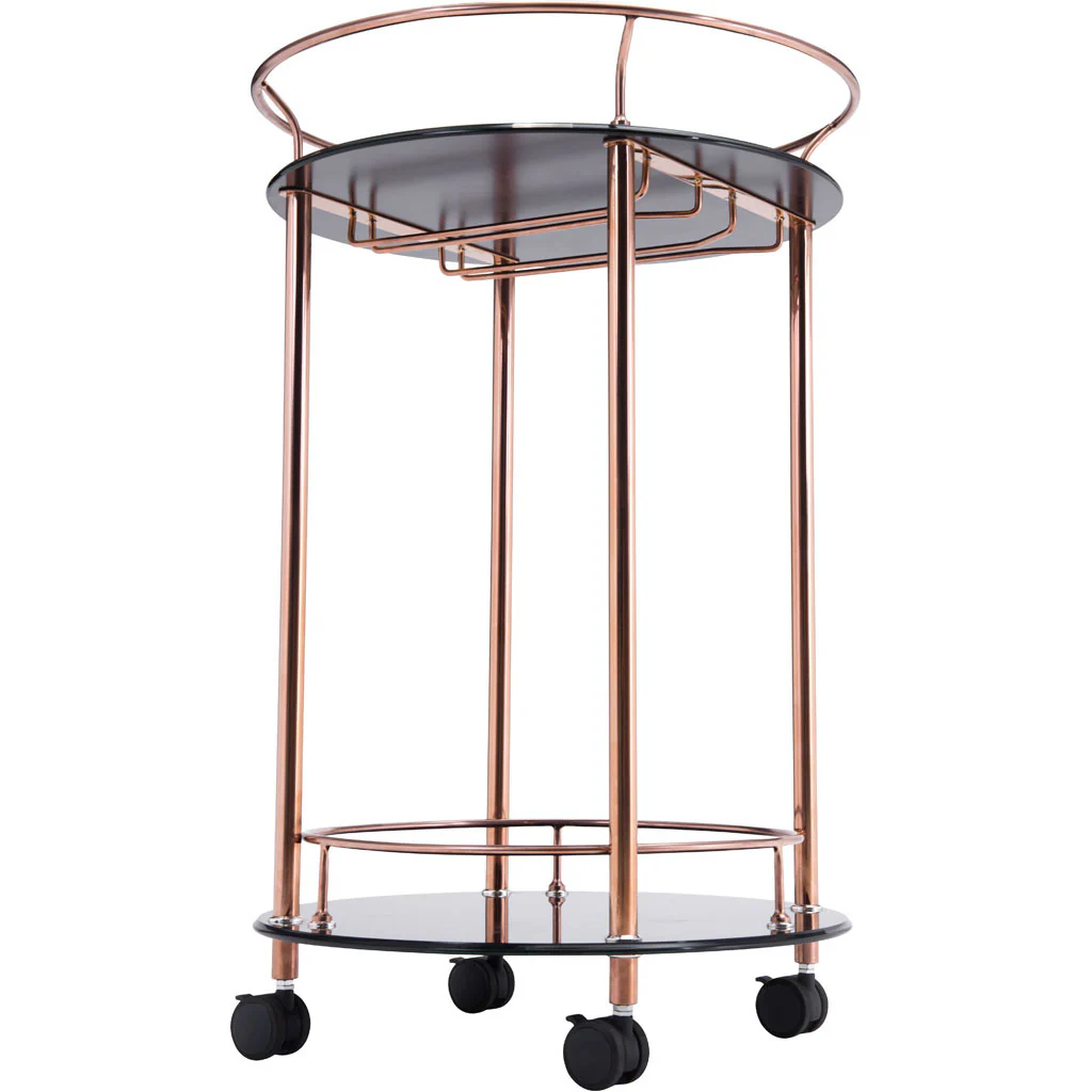 Pistoria Serving Cart Rose Gold - Image 4