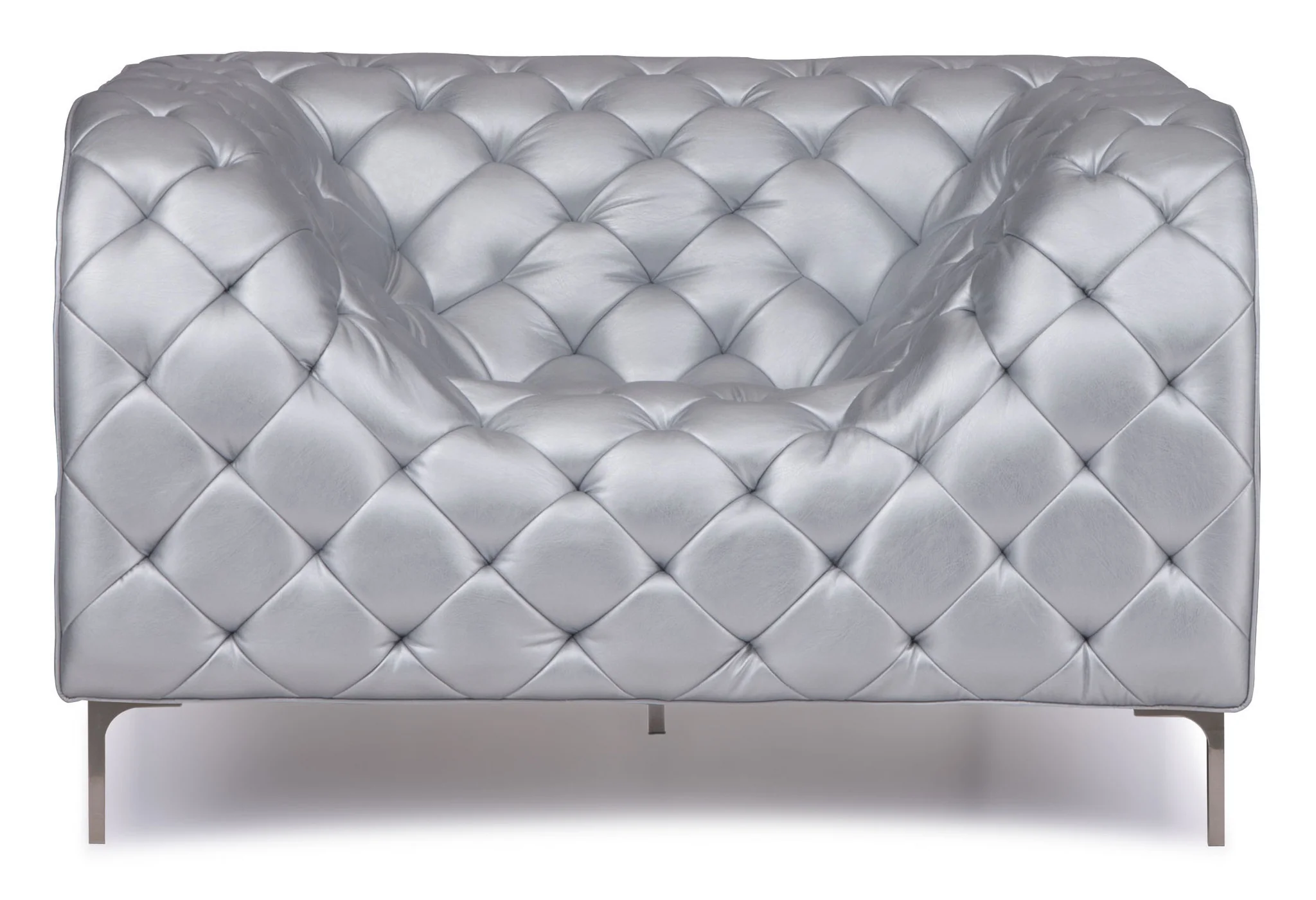 Plainville Arm Chair Silver - Image 3