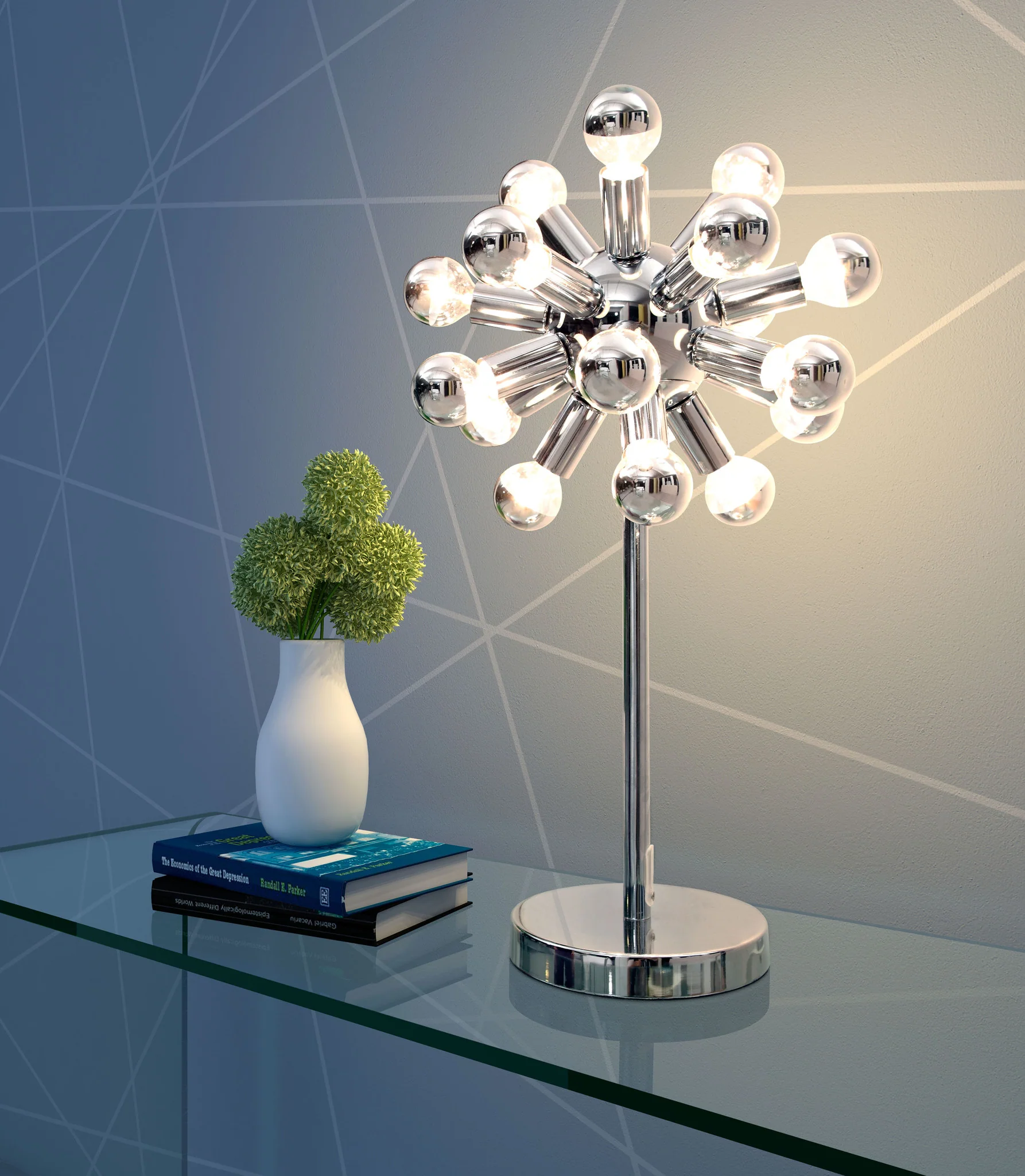 Plasma Table Lamp Chrome - Image 2