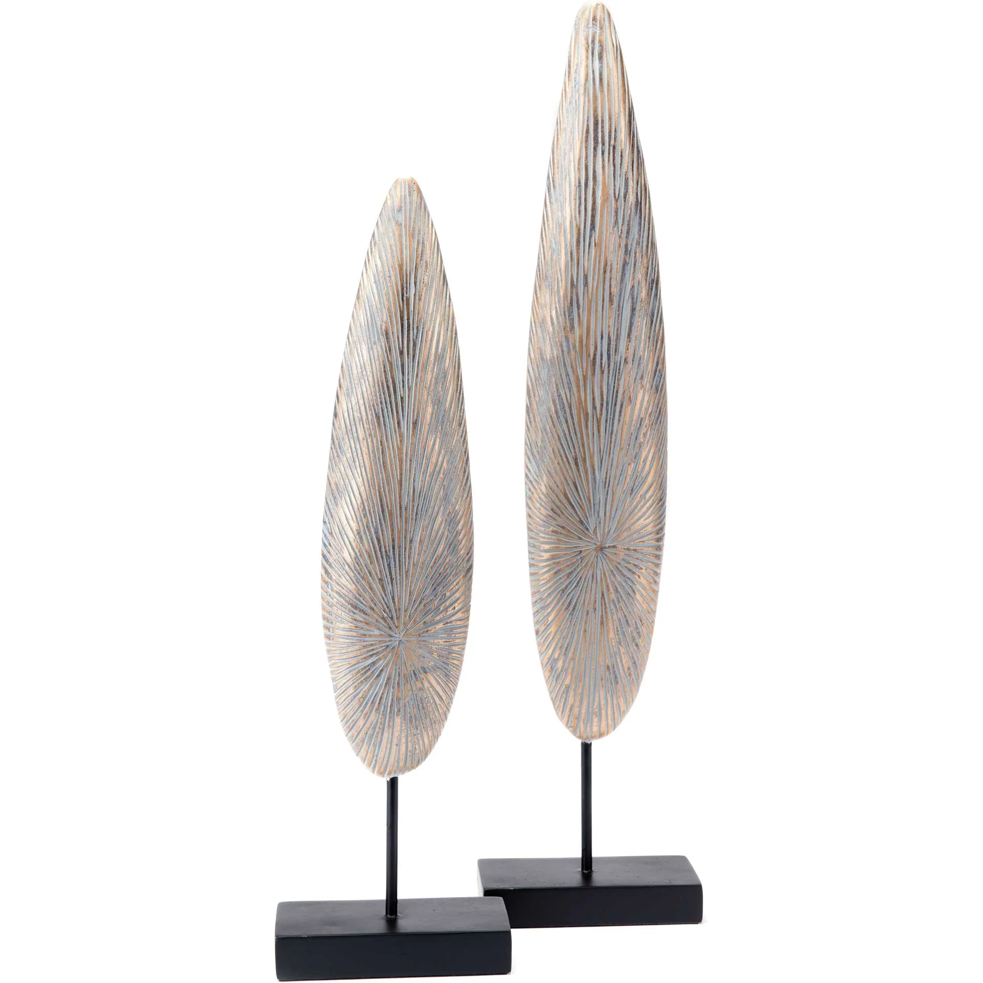 Plumas Pedestal Antique Gold - Image 11