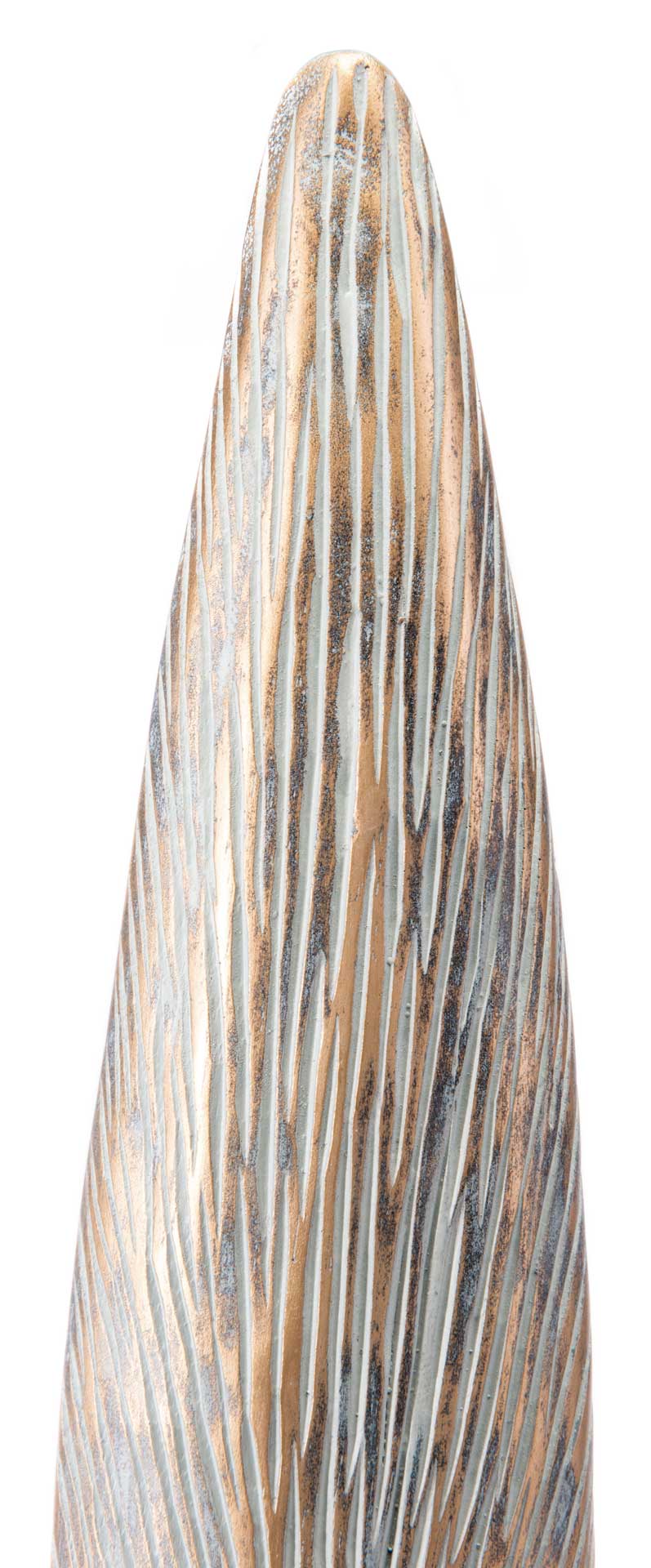 Plumas Pedestal Antique Gold - Image 4