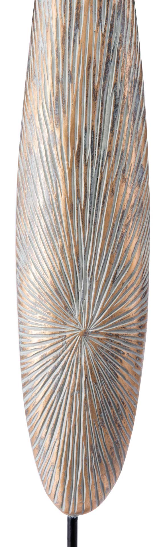Plumas Pedestal Antique Gold - Image 5