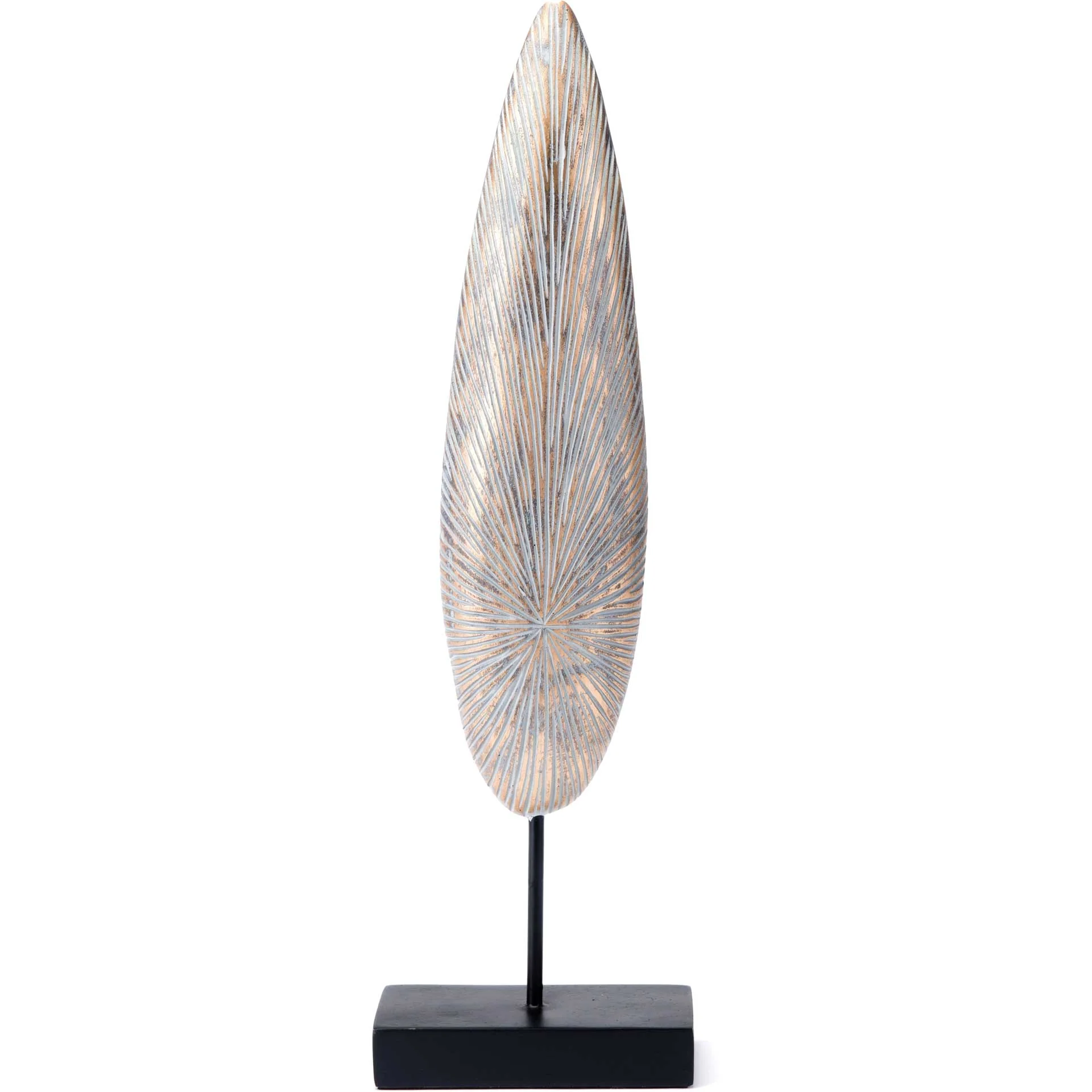 Plumas Pedestal Antique Gold - Image 7