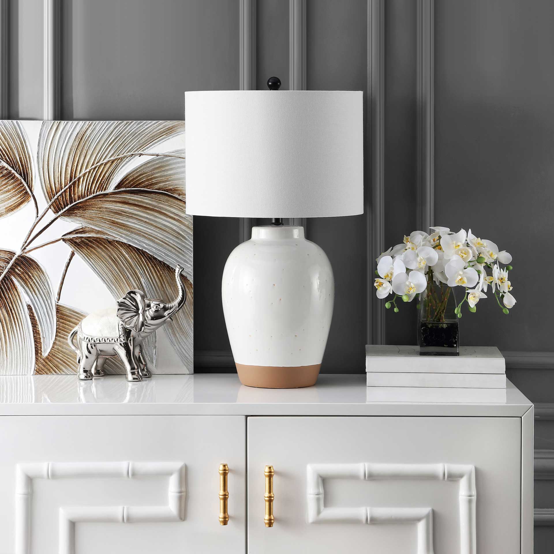 Podi Table Lamp Ivory/Clay - Image 3