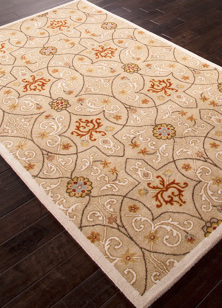 Poeme Calais Dark Sand/Dark Ivory Area Rug - Image 2