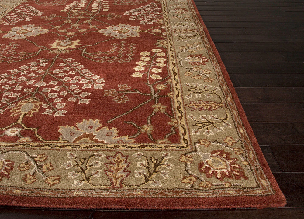 Poeme Chambery Etruscan Red/Elm Area Rug - Image 3
