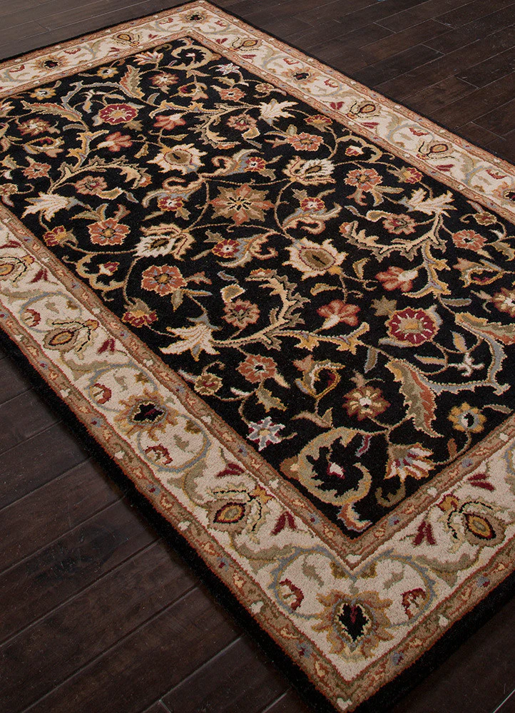 Poeme Gascony Jet Black/Spray Green Area Rug - Image 2