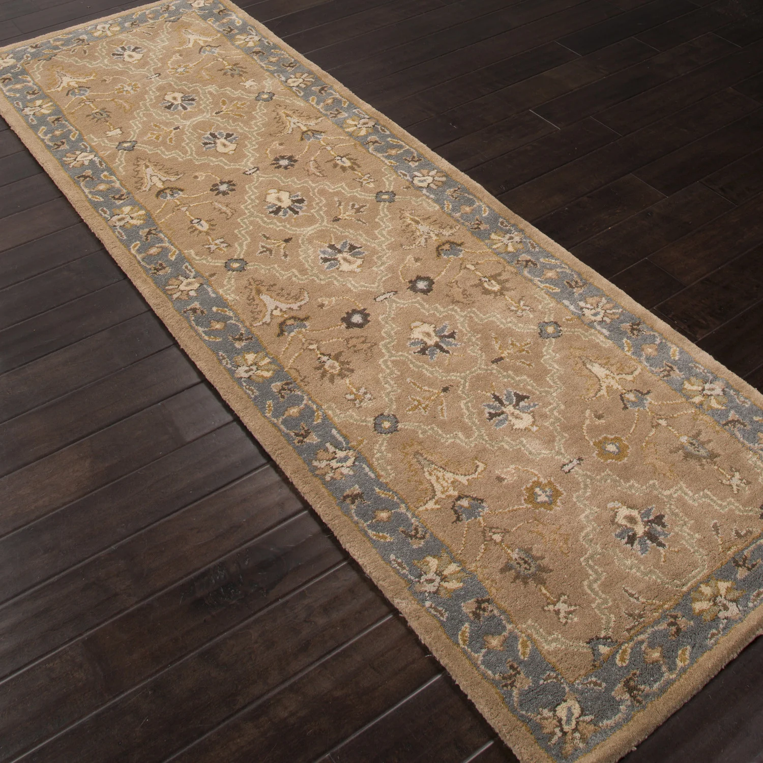 Poeme Lille Tan/Blue Runner Rug - Image 2