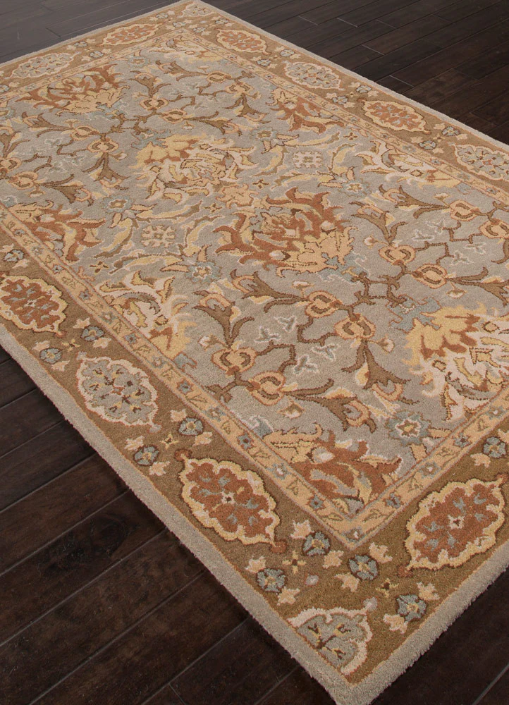 Poeme Massiel Silver Gray/Brown Sugar Area Rug - Image 2