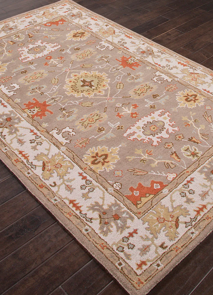 Poeme Maxine Dark Taupe/Antique White Area Rug - Image 2
