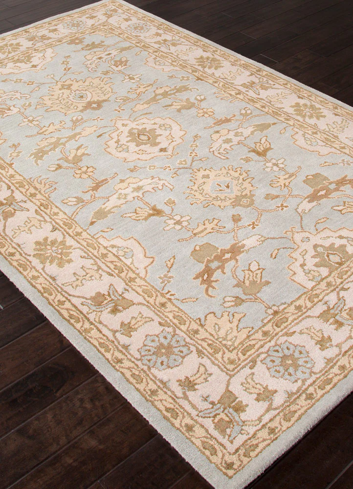 Poeme Summit Sky Blue/Antique White Area Rug - Image 2