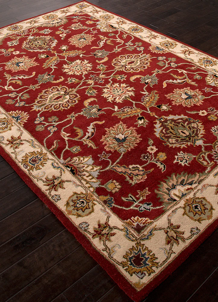 Poeme Valence Red/Soft Gold Area Rug - Image 2
