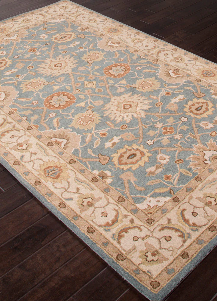 Poeme Zuzanna Seaside Blue/Cloud White Area Rug - Image 2