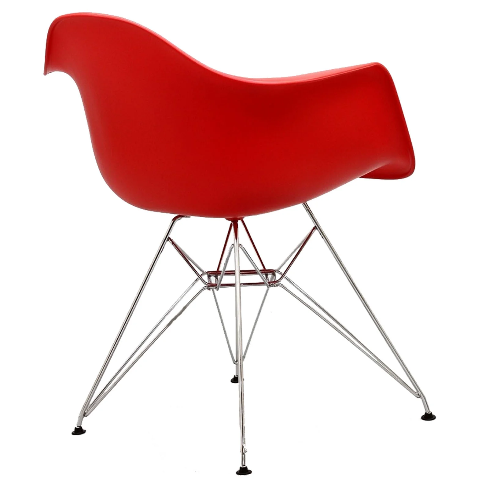 Poet Armchair Red - Image 4
