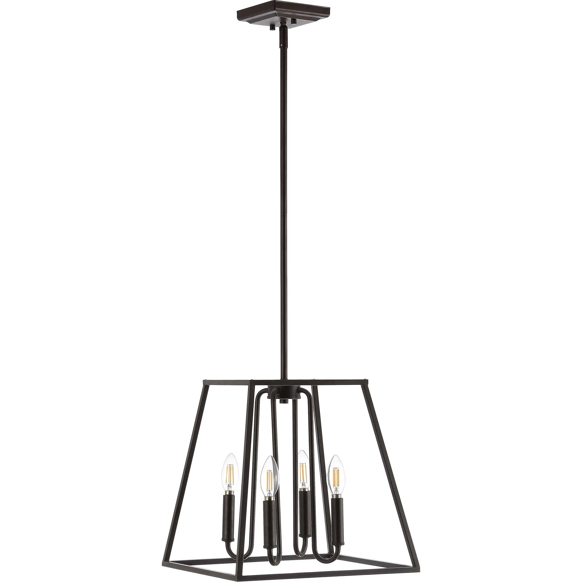 Pola 4 Light Pendant Bronze/Black - Image 2