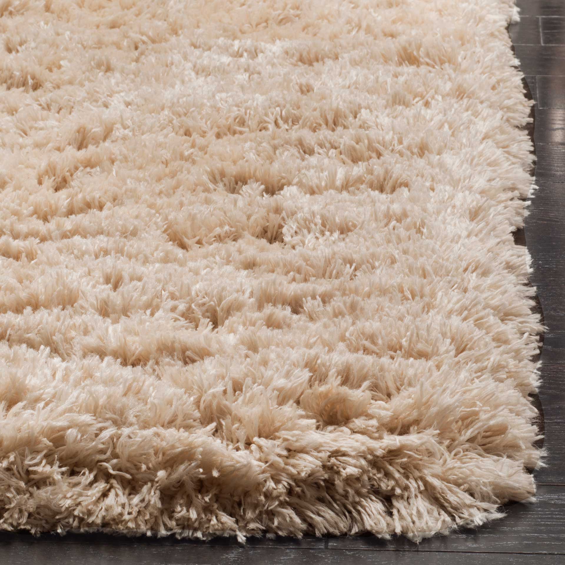 Polar Shag Light Beige Area Rug - Image 5